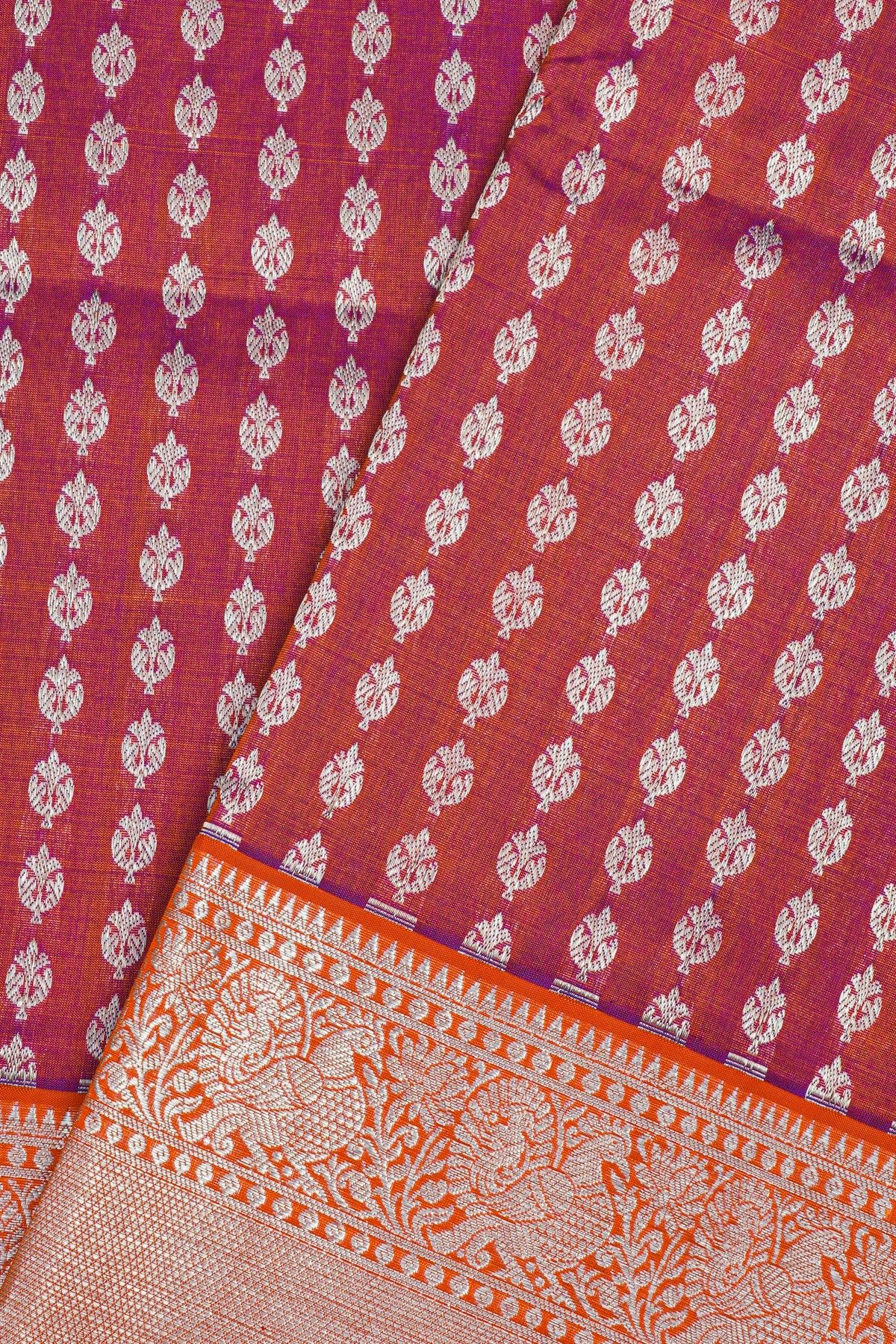 Venkatagiri Silk Dual Colour Saree