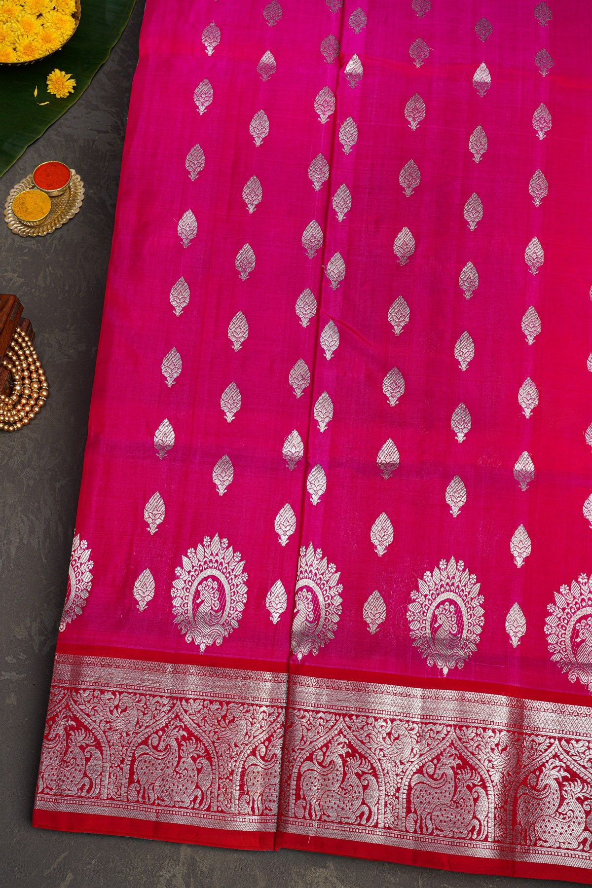 Venkatagiri Silk Dual Colour Saree