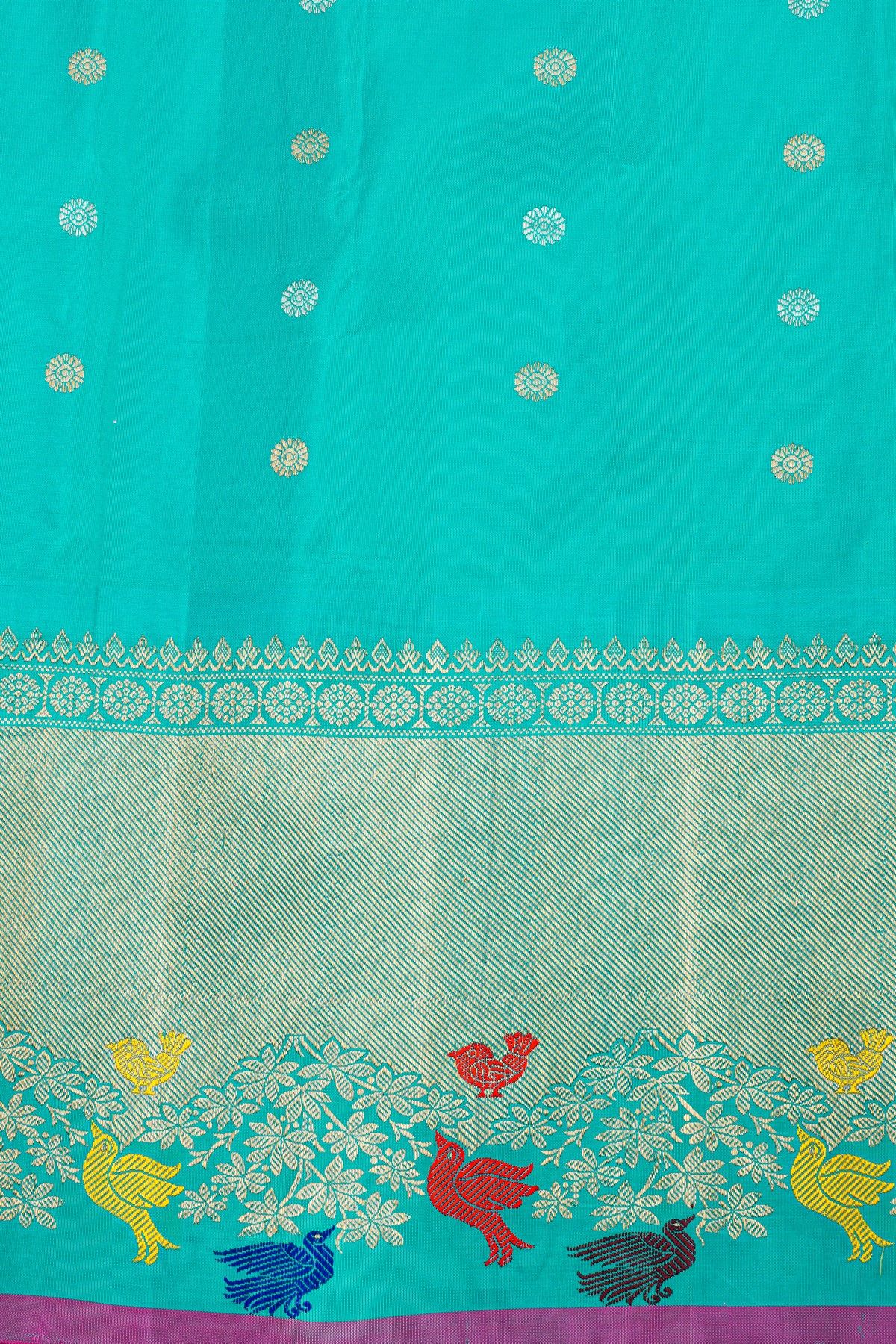 Gadwal Silk Orange Saree