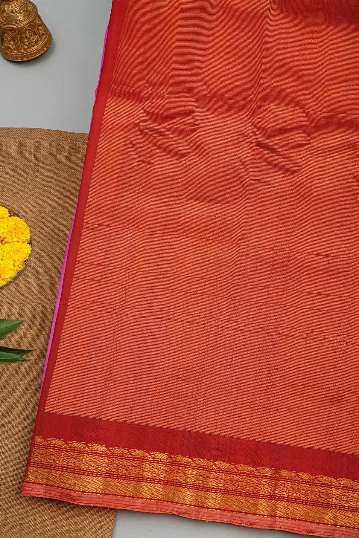 Gadwal Silk Pink Saree