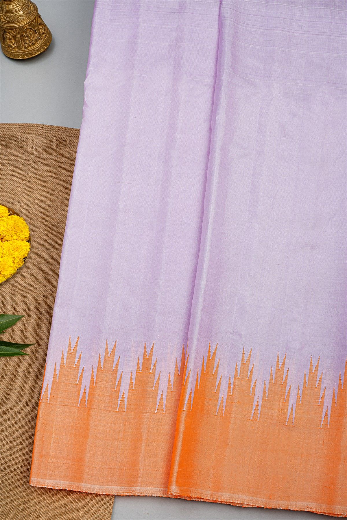 Gadwal Silk Lavender Saree
