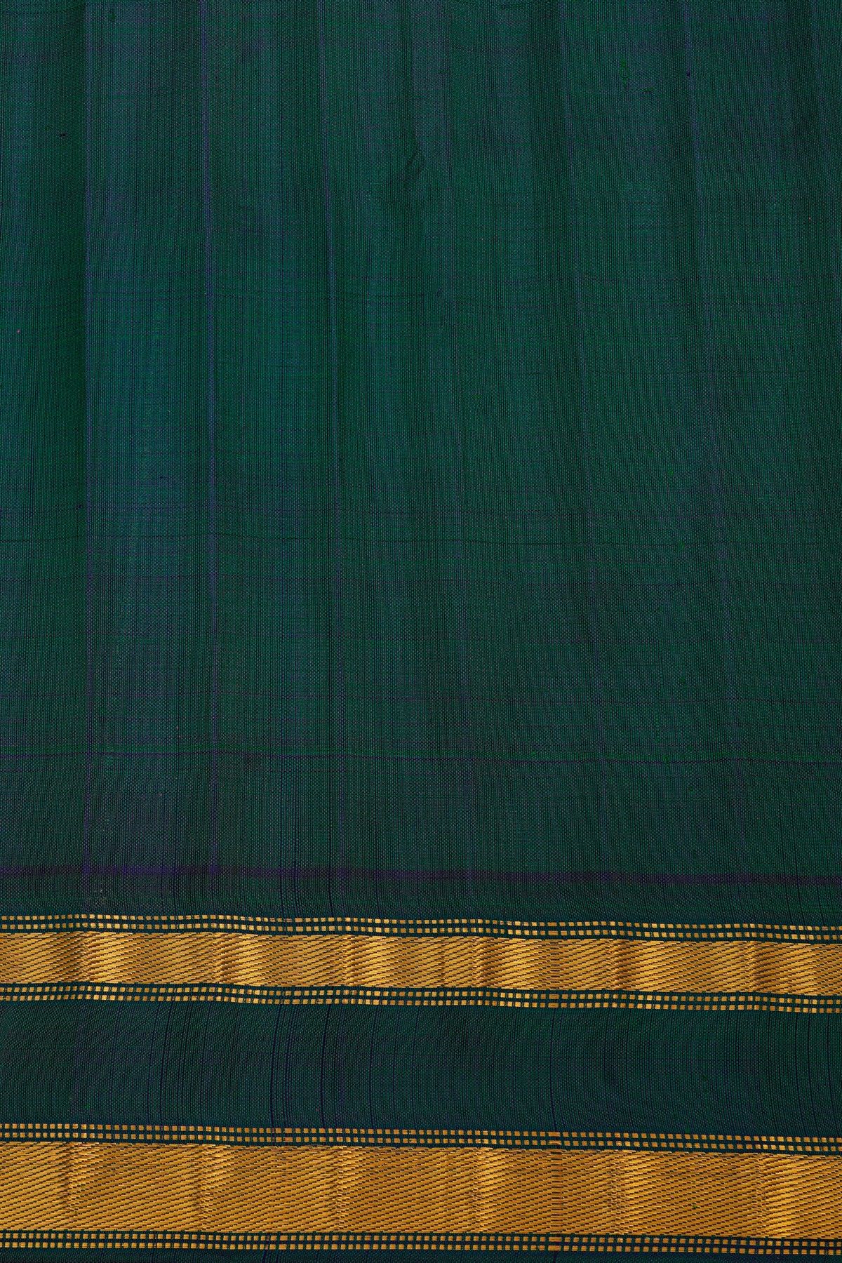 Gadwal Silk Sea Green Saree