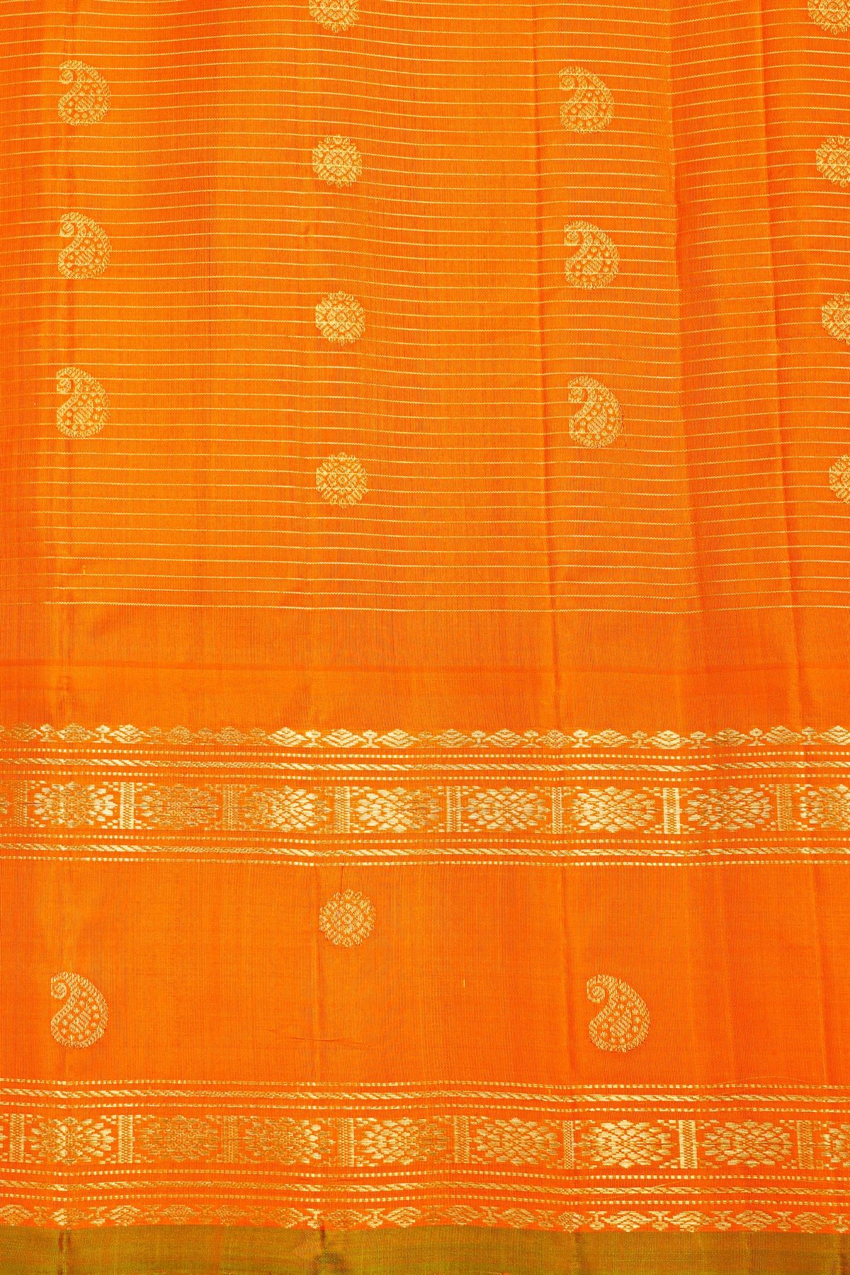 Gadwal Silk Sky Blue Saree