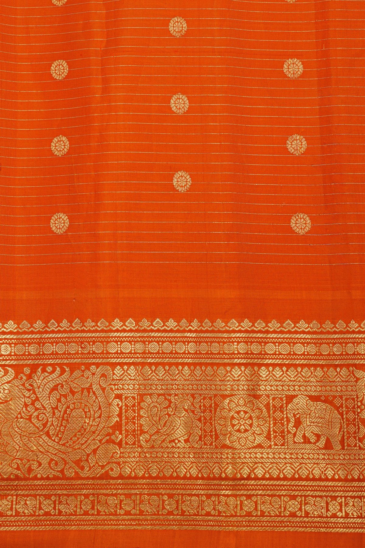 Gadwal Silk Lavender Saree