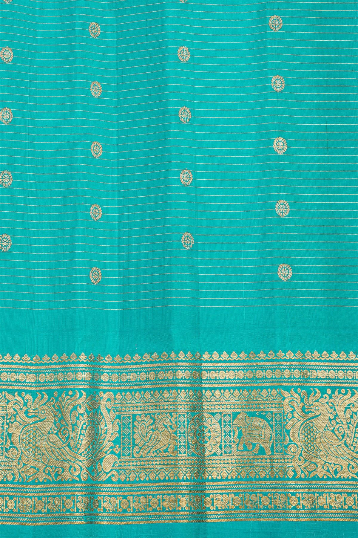 Gadwal Silk Baby Pink Saree