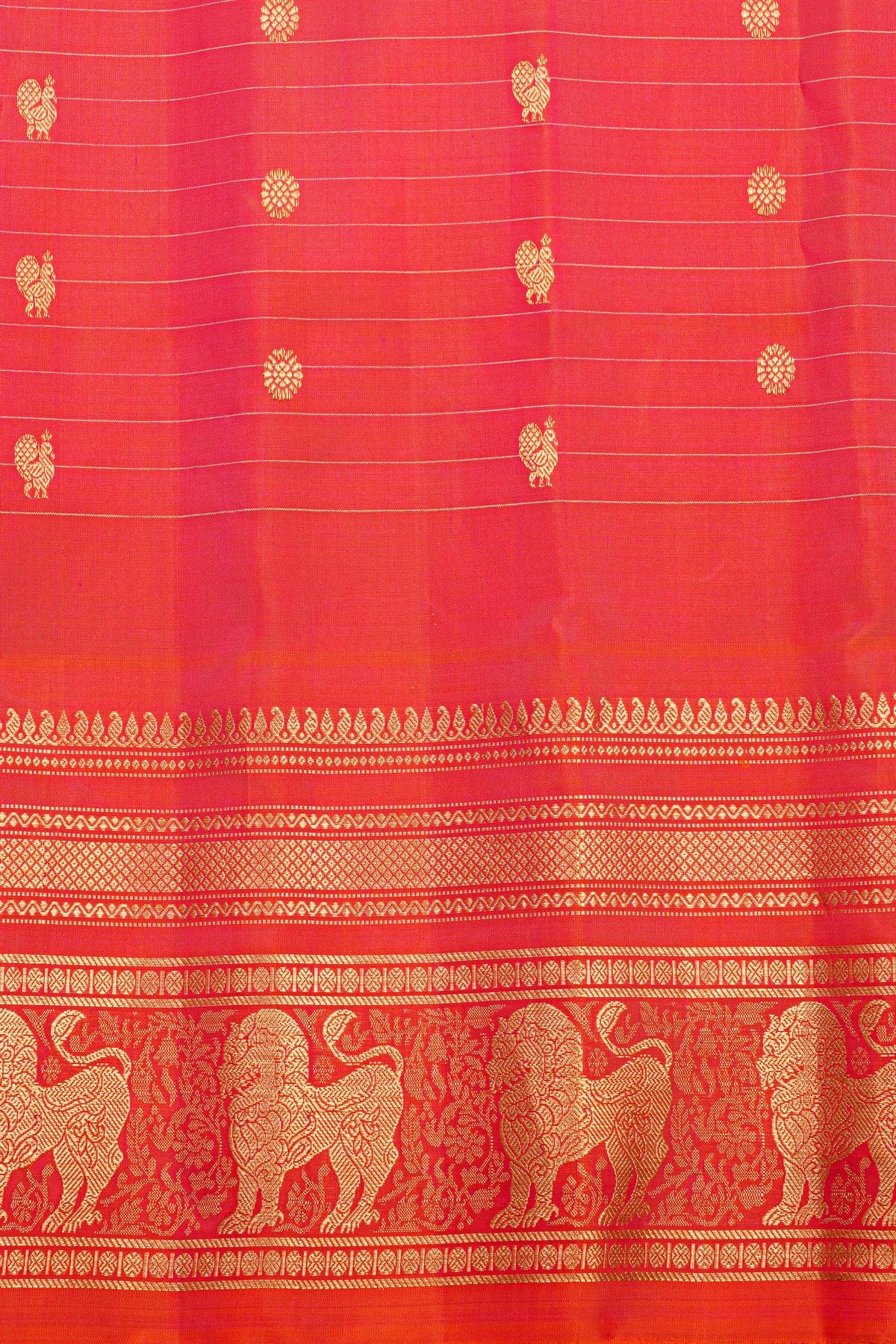 Gadwal Silk Lavender Saree