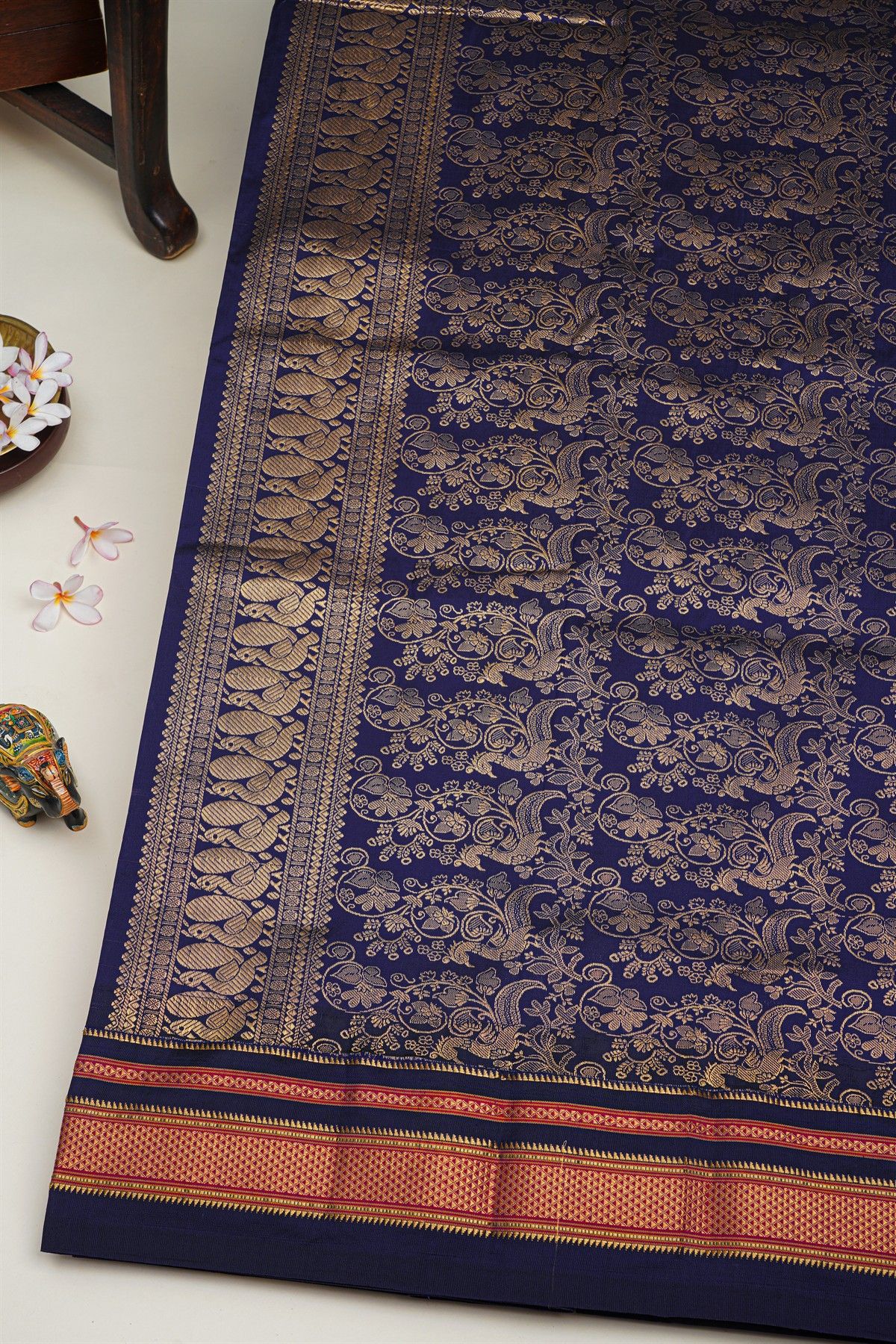 Narayanpet Silk Pink Saree