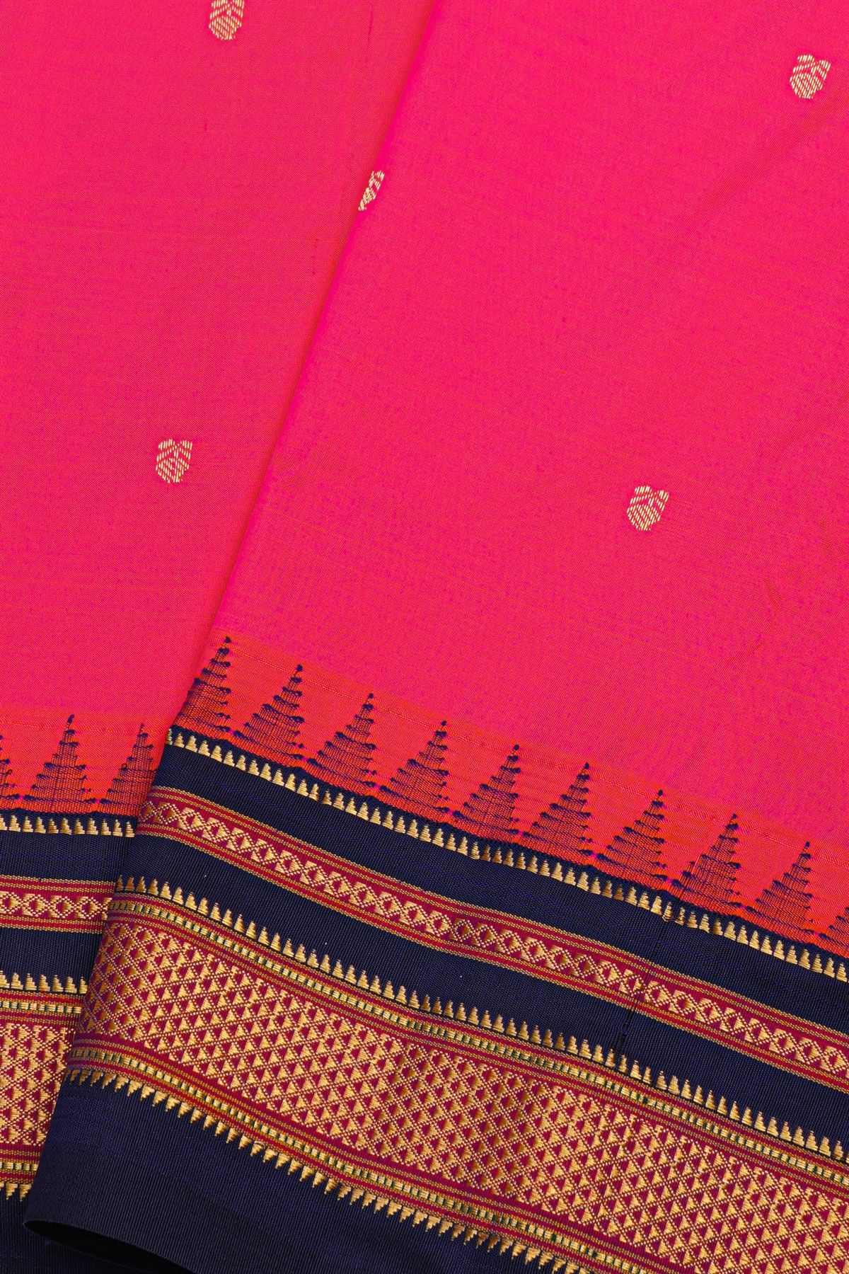 Narayanpet Silk Pink Saree