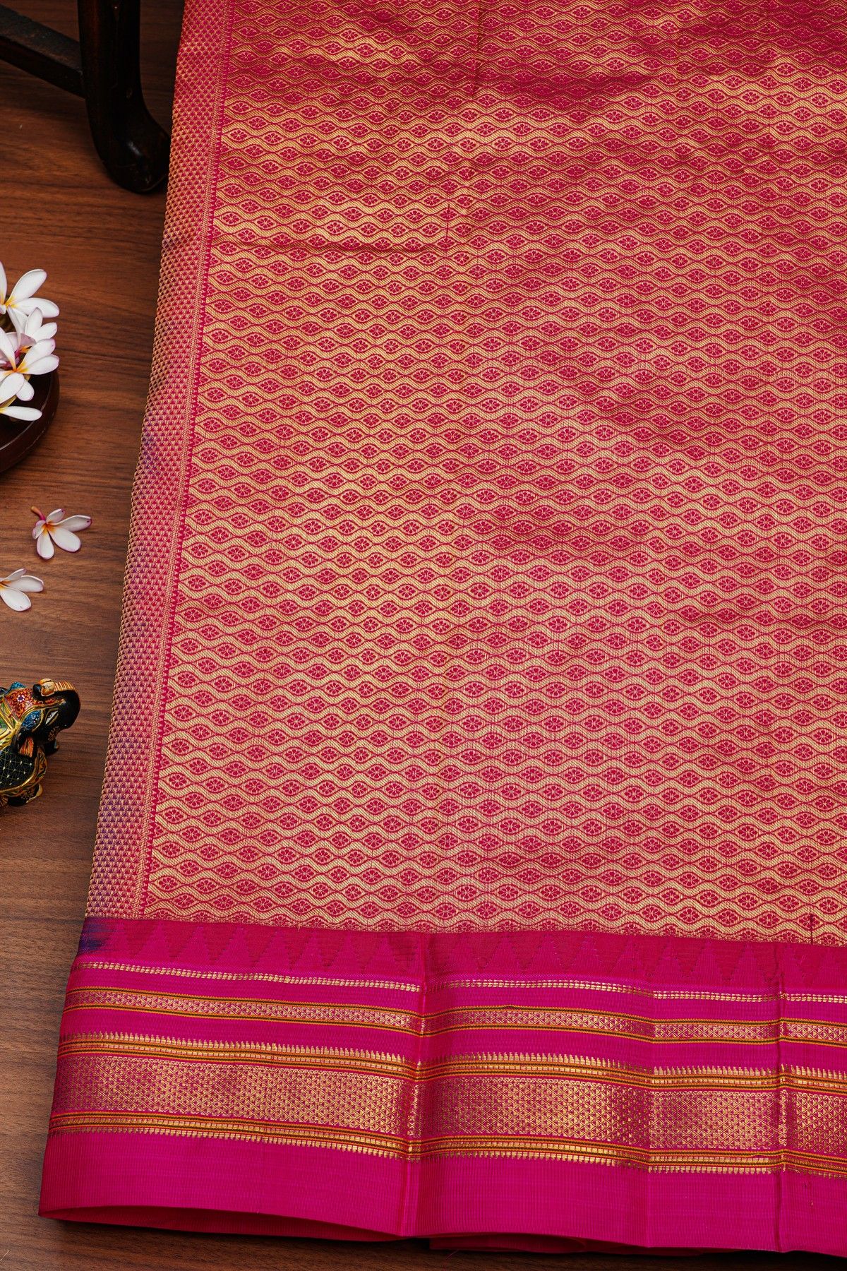 Narayanpet Silk Sky Blue Saree