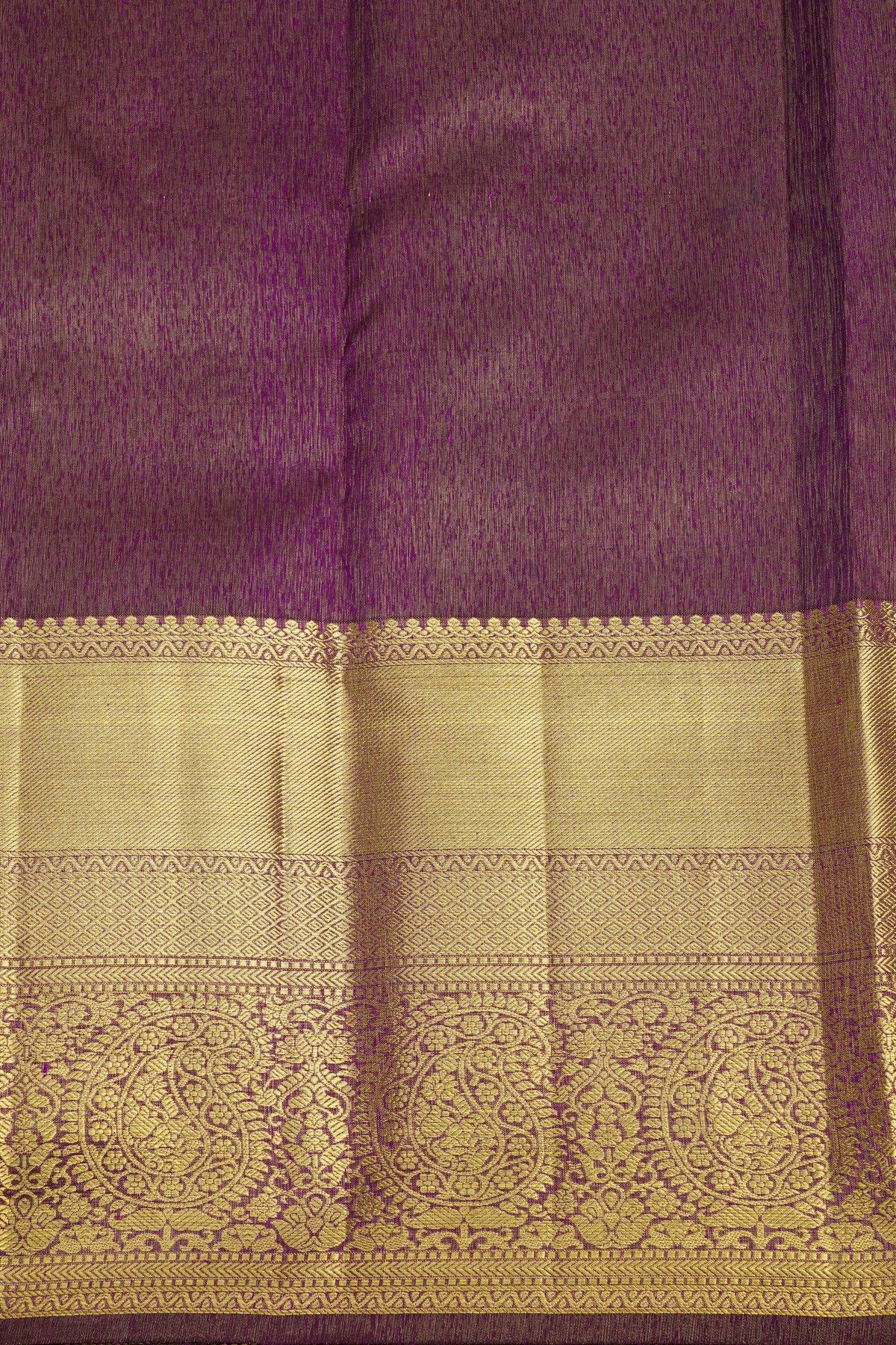 Kancheepuram Silk Purple Saree