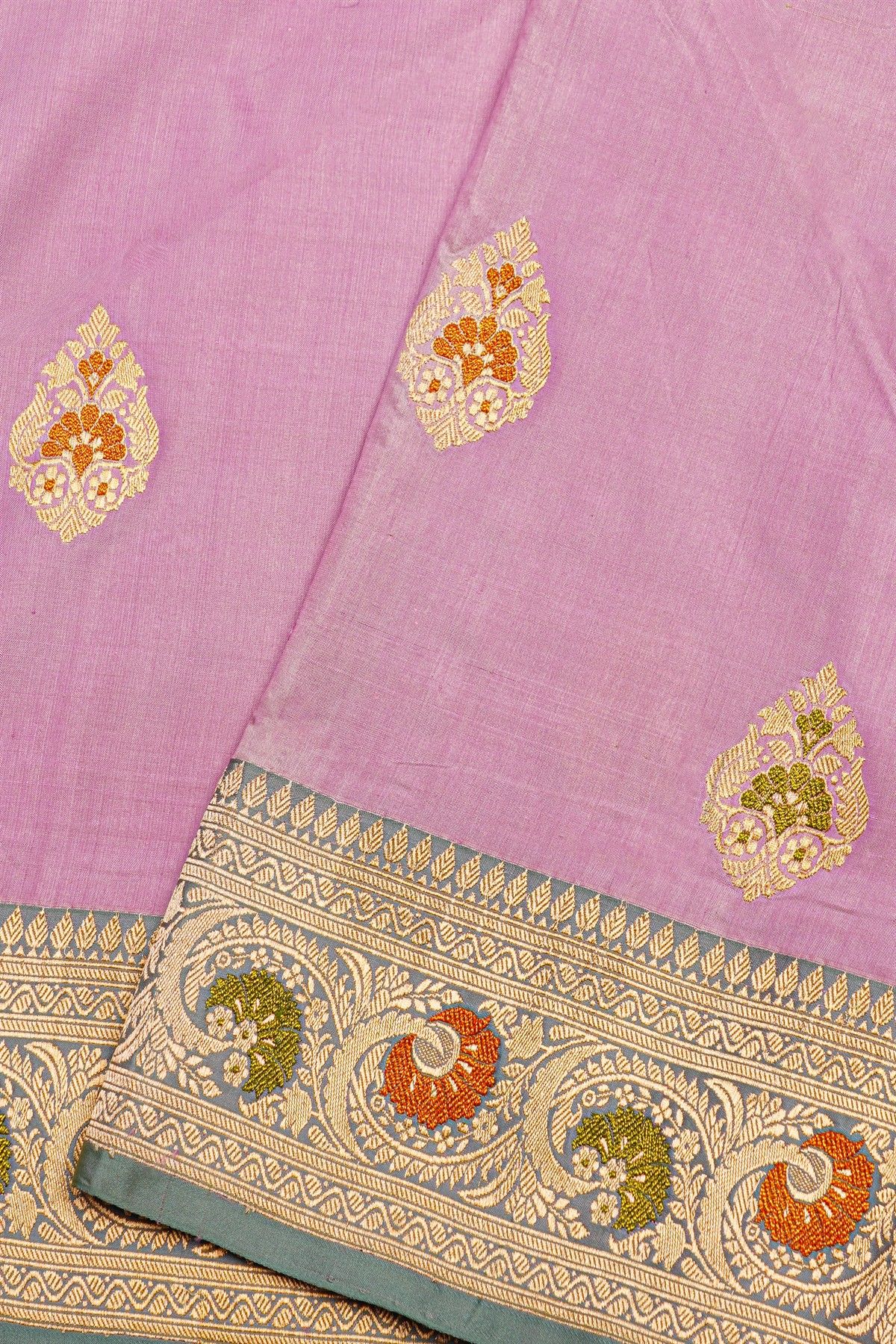 Banarasi Silk Lavender Saree