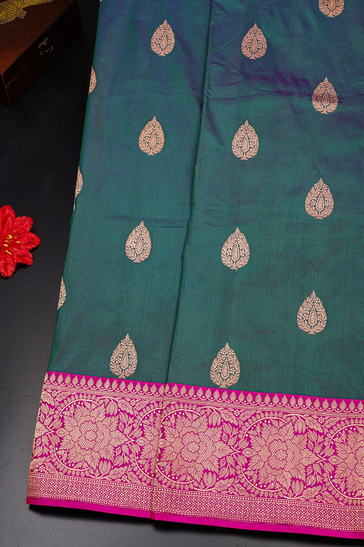 Banarasi Silk Dual Tone Saree