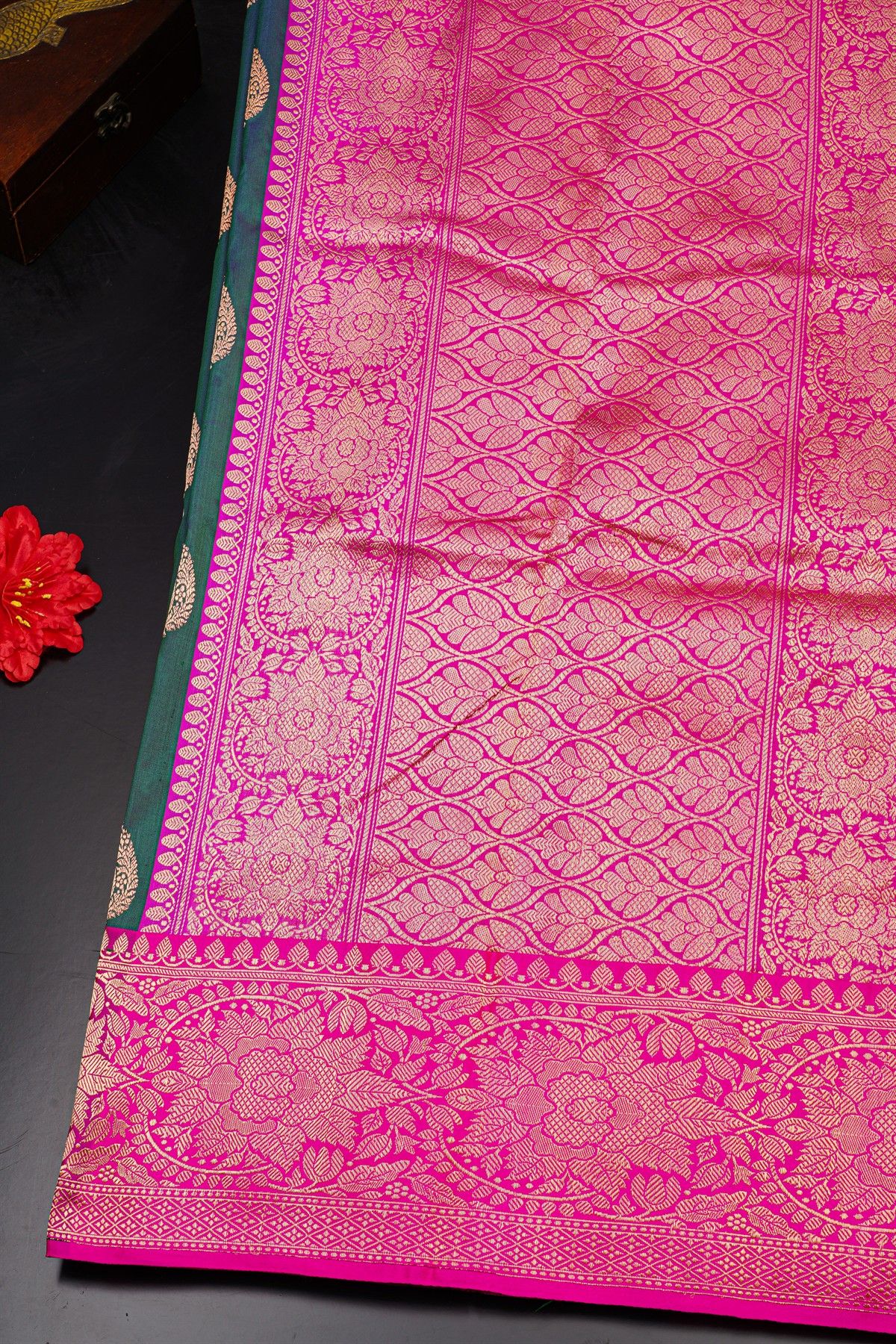 Banarasi Silk Dual Tone Saree