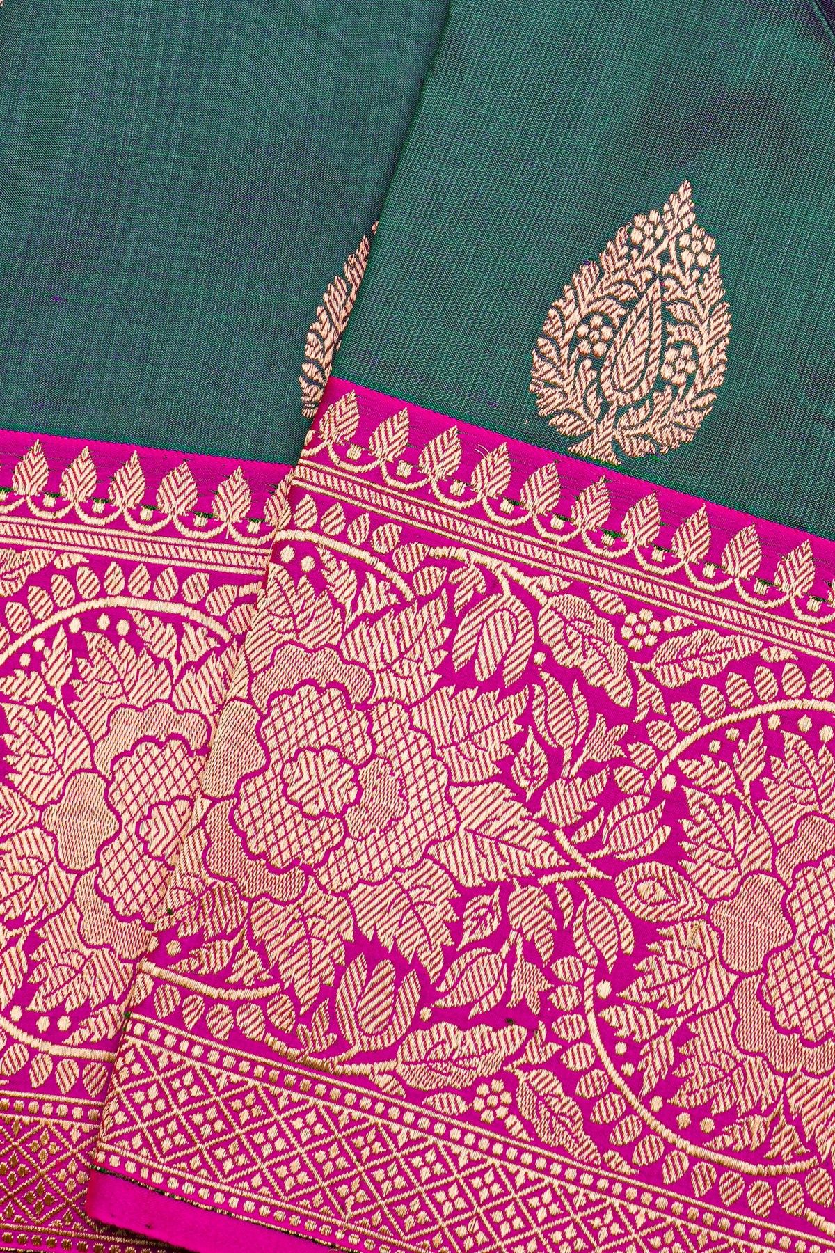 Banarasi Silk Dual Tone Saree