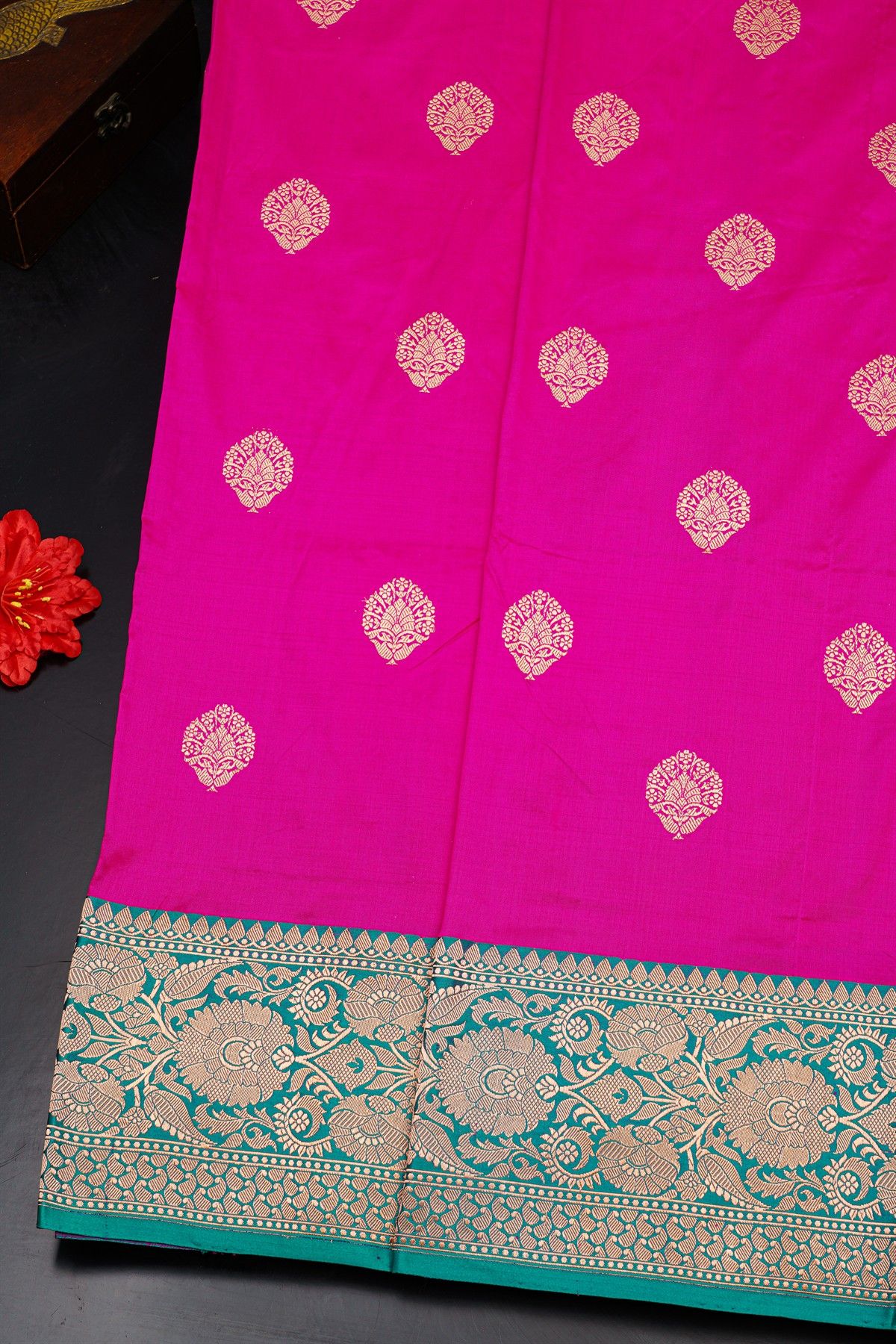 Banarasi Silk Pink Saree