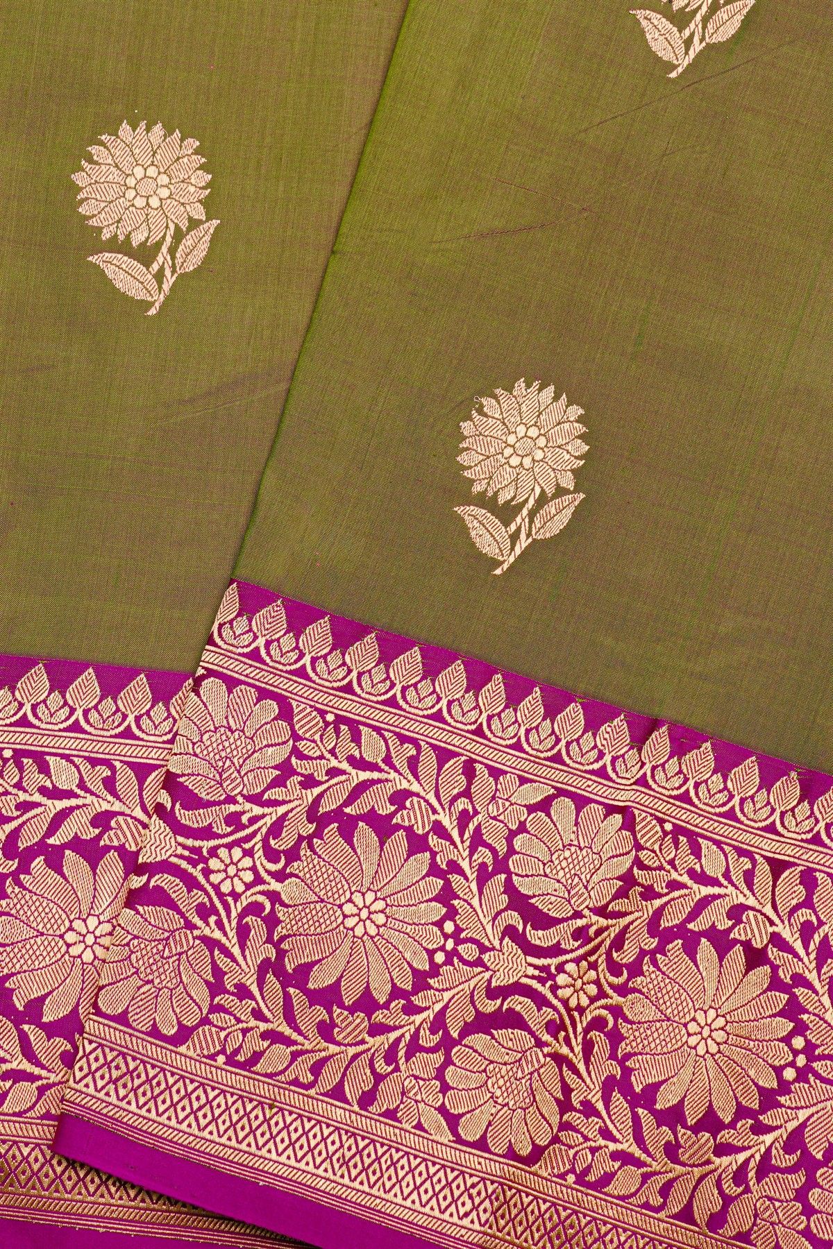 Banarasi Silk Dual Tone Saree