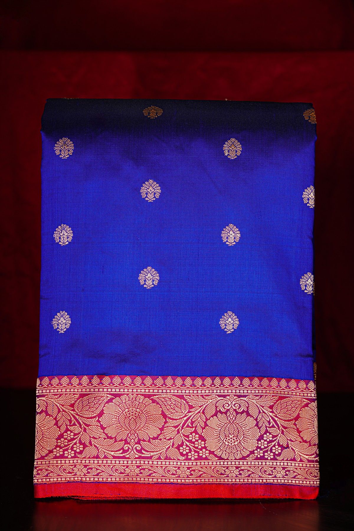 Banarasi Silk Royal Blue Saree