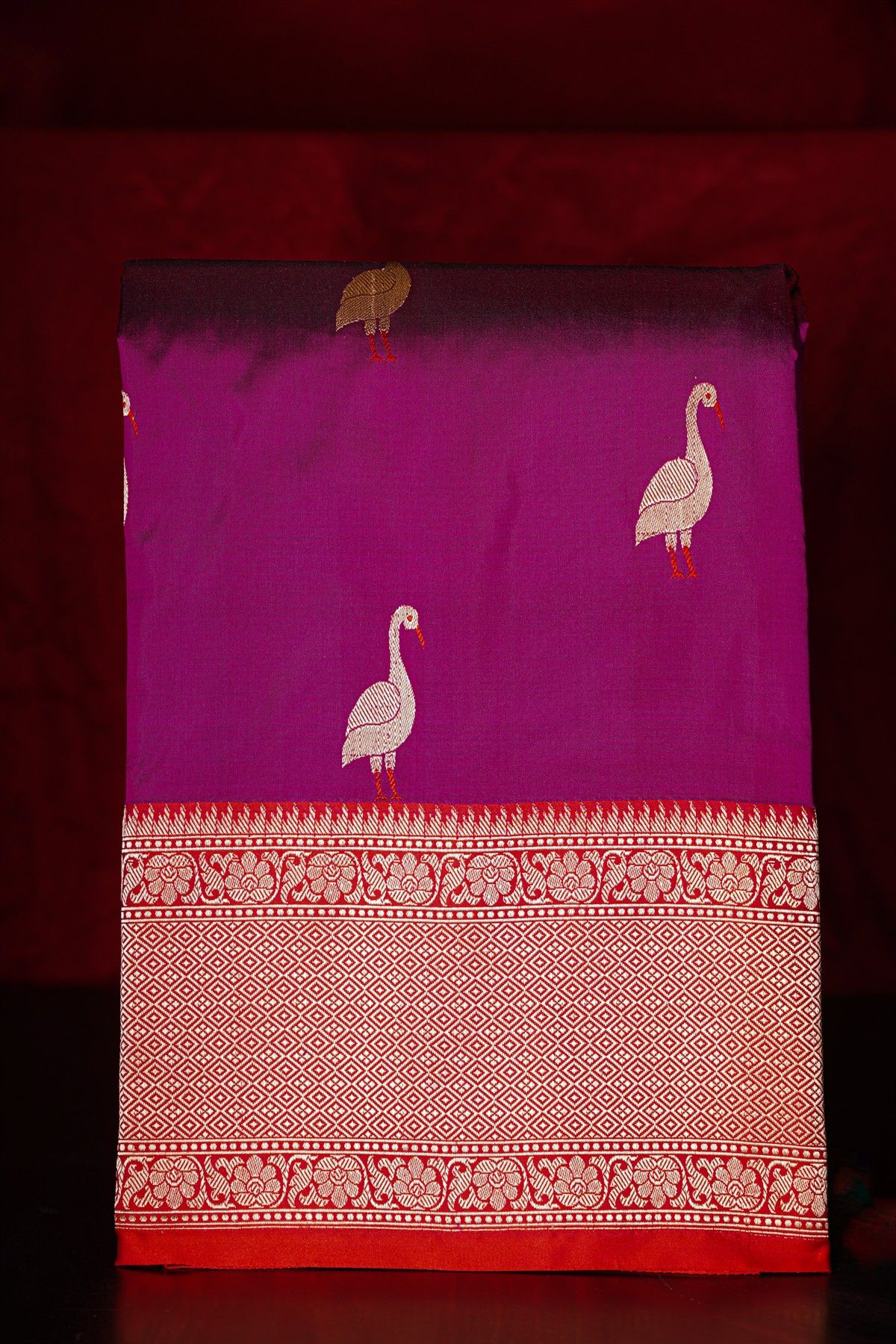 Banarasi Silk Purple Saree