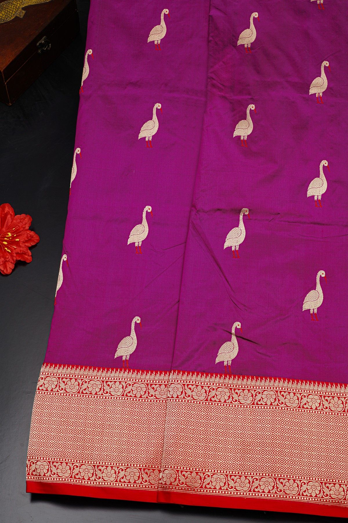 Banarasi Silk Purple Saree