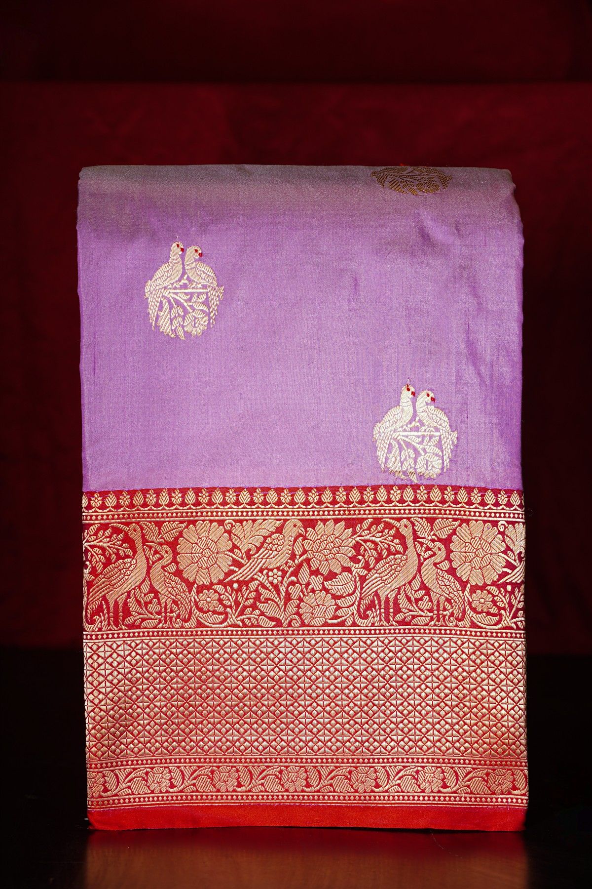 Banarasi Silk Lavender Saree