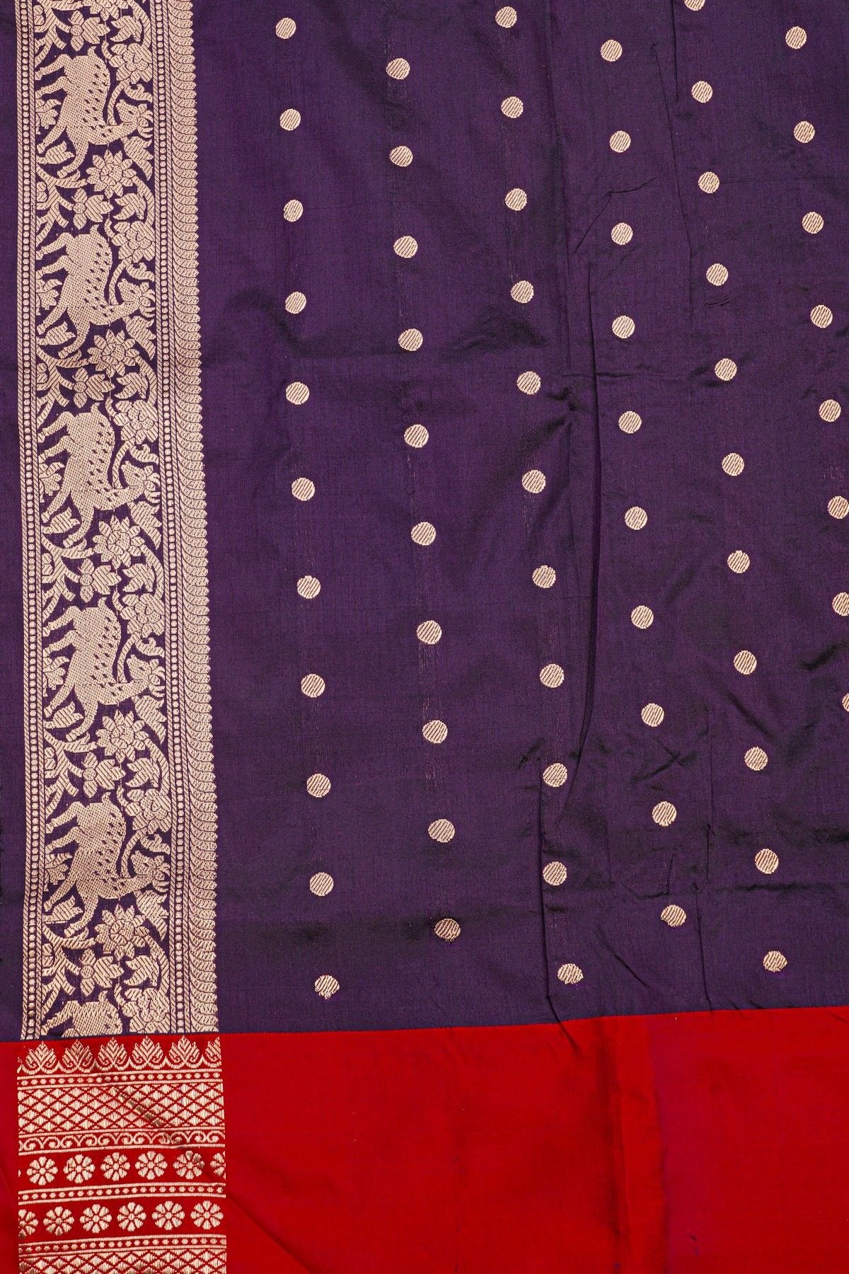 Banarasi Silk Navy Blue Saree