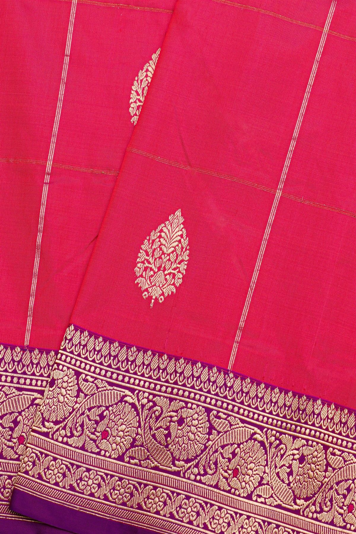 Banarasi Silk Pink Saree