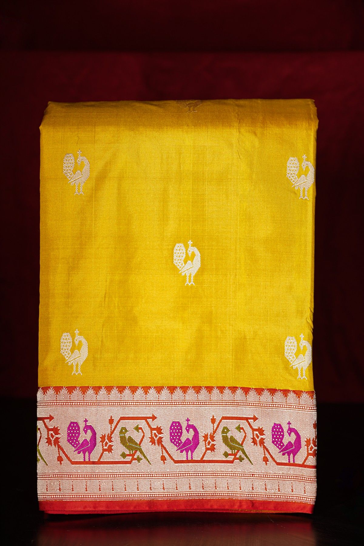 Banarasi Silk Yellow Saree