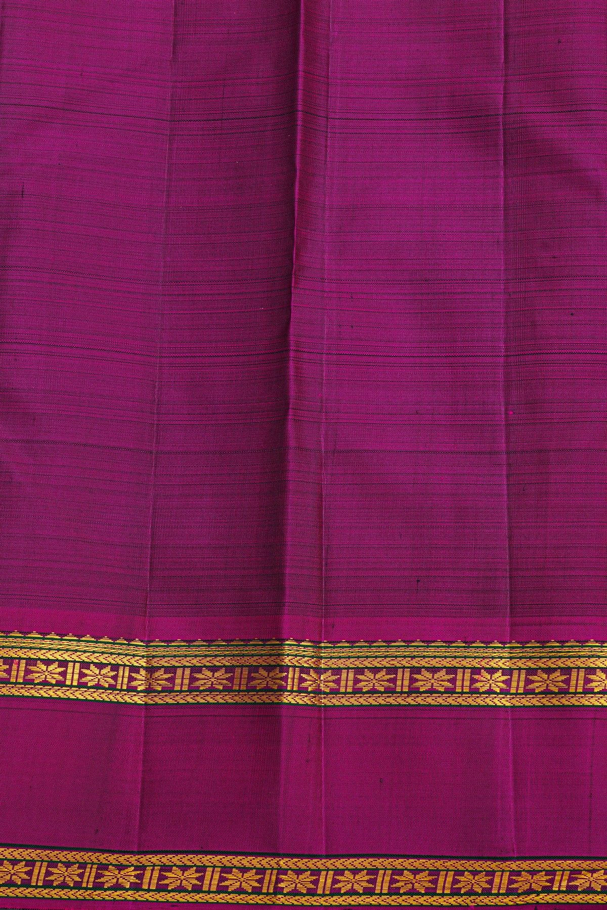Kancheepuram Silk Bottle Green Saree