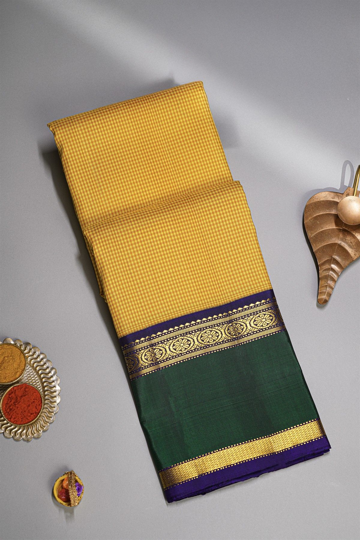 Kancheepuram Silk Multi Colour Saree