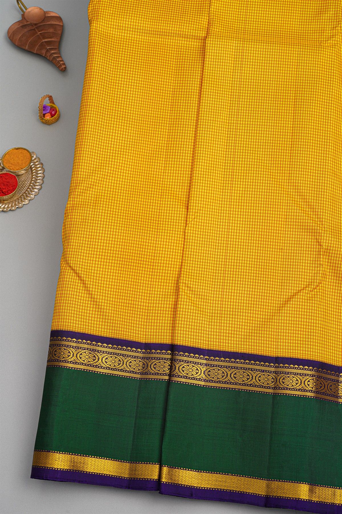 Kancheepuram Silk Multi Colour Saree