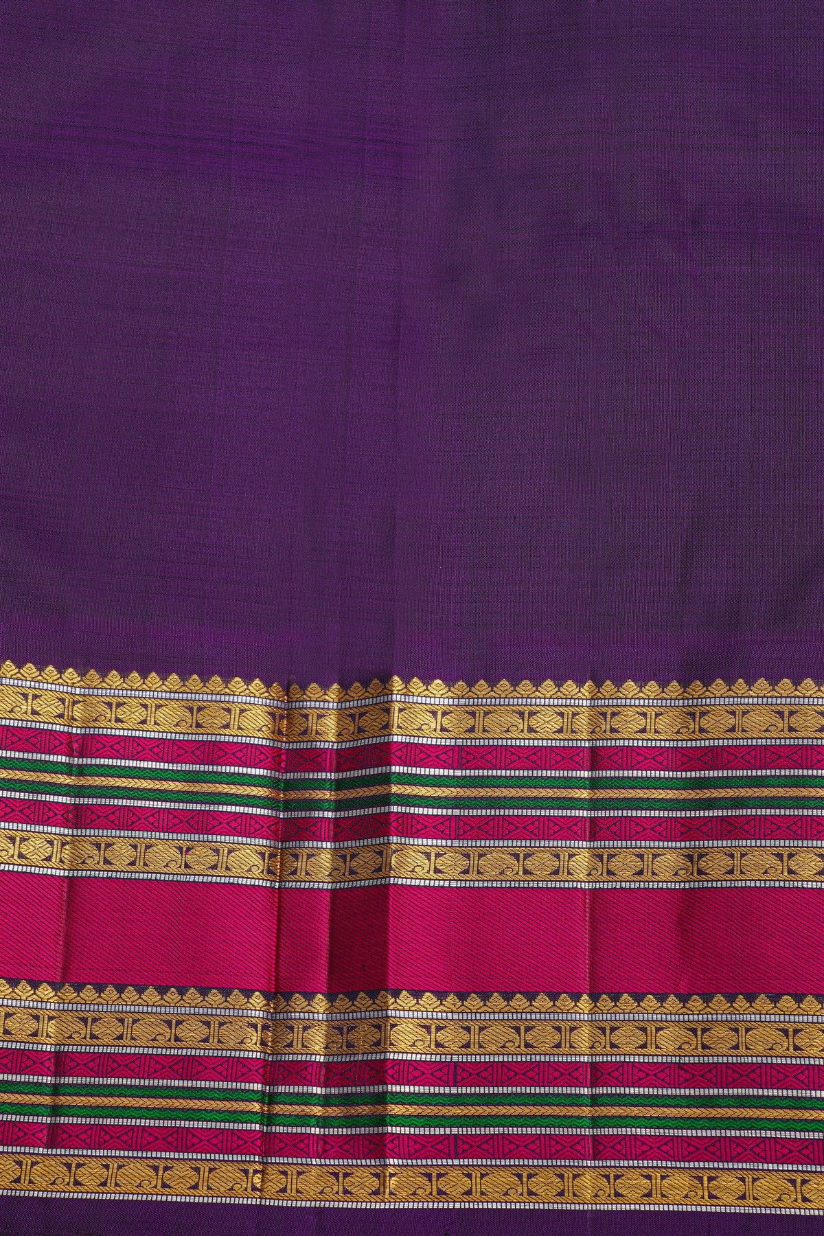 Kancheepuram Silk Cream Saree