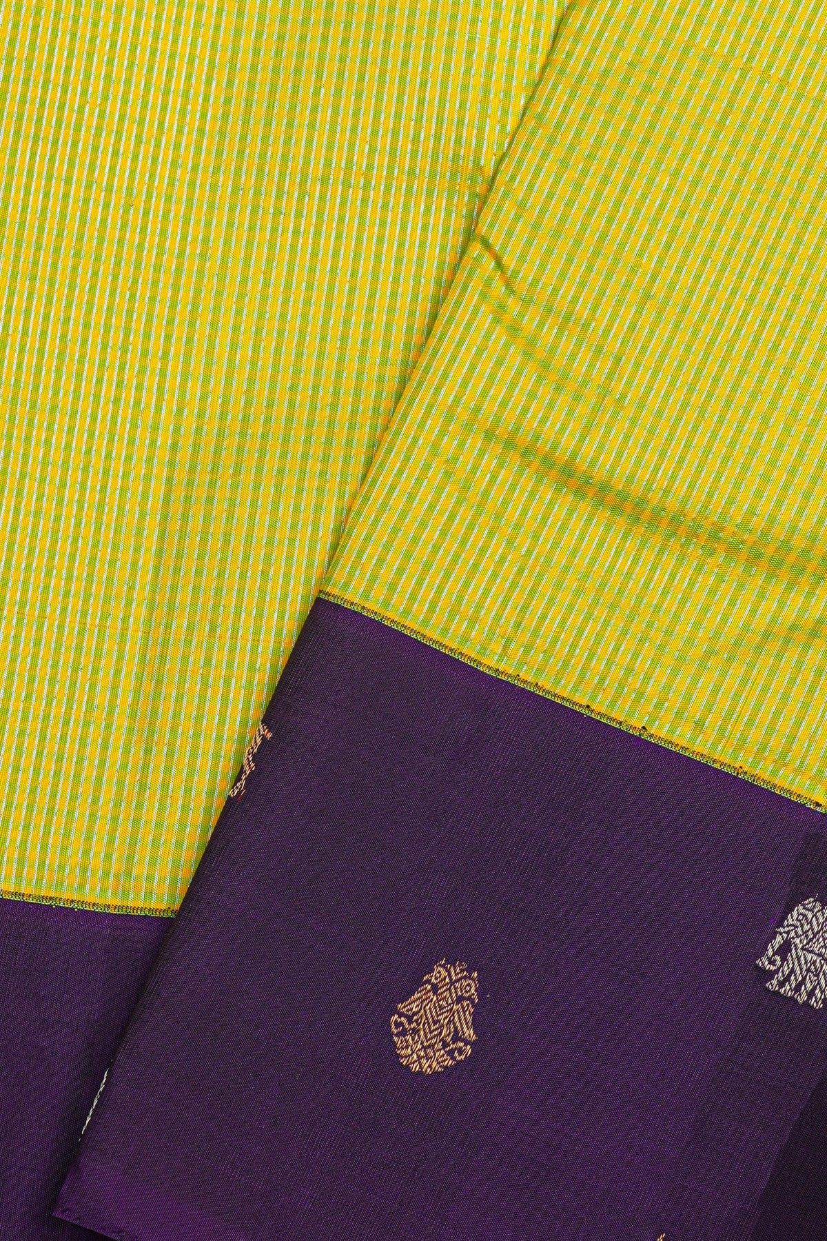 Kancheepuram Raw Silk Multi Colour Saree