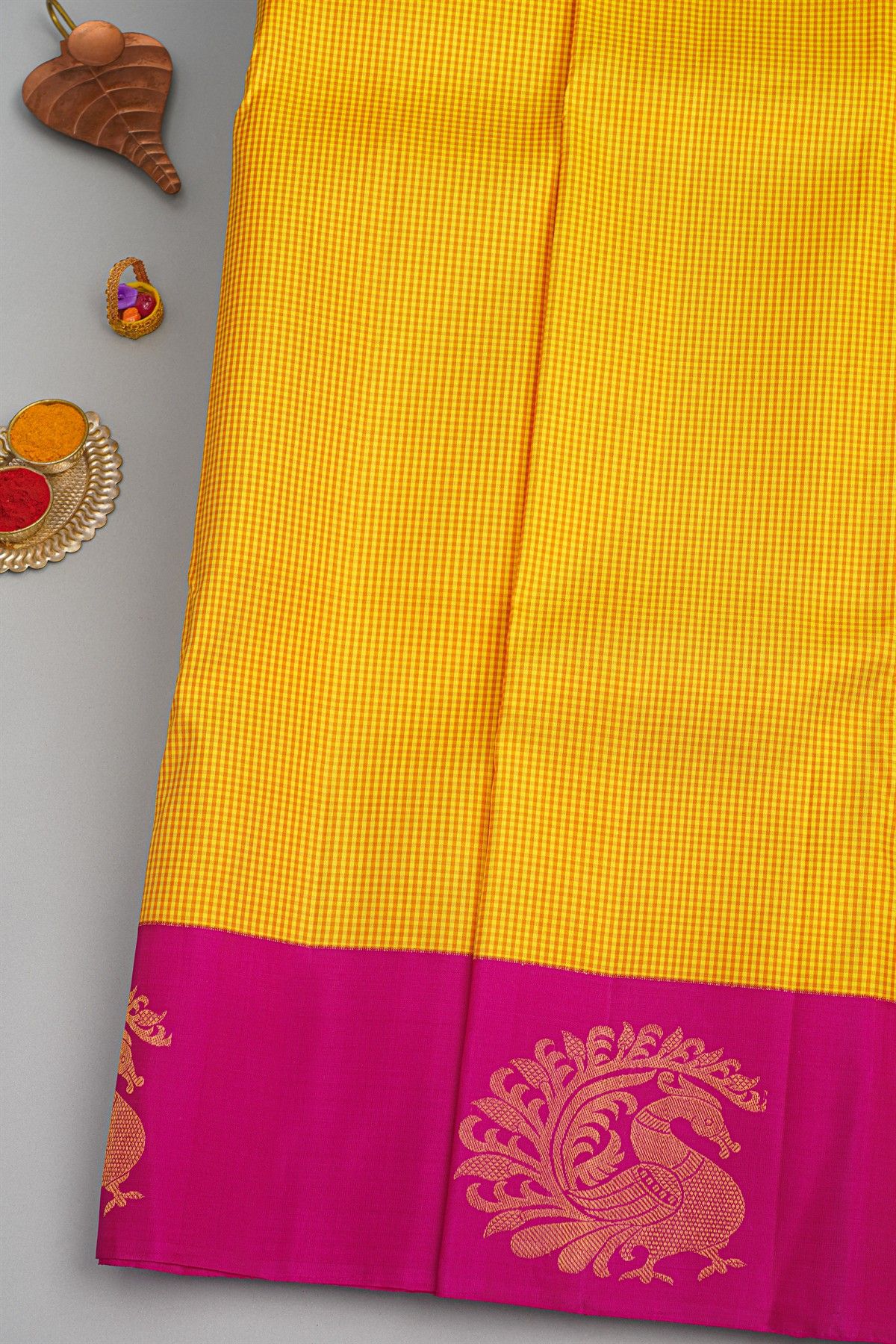 Kancheepuram Silk Multi Colour Saree