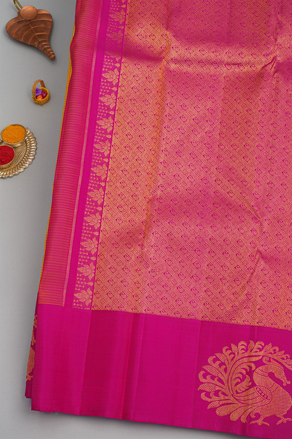 Kancheepuram Silk Multi Colour Saree