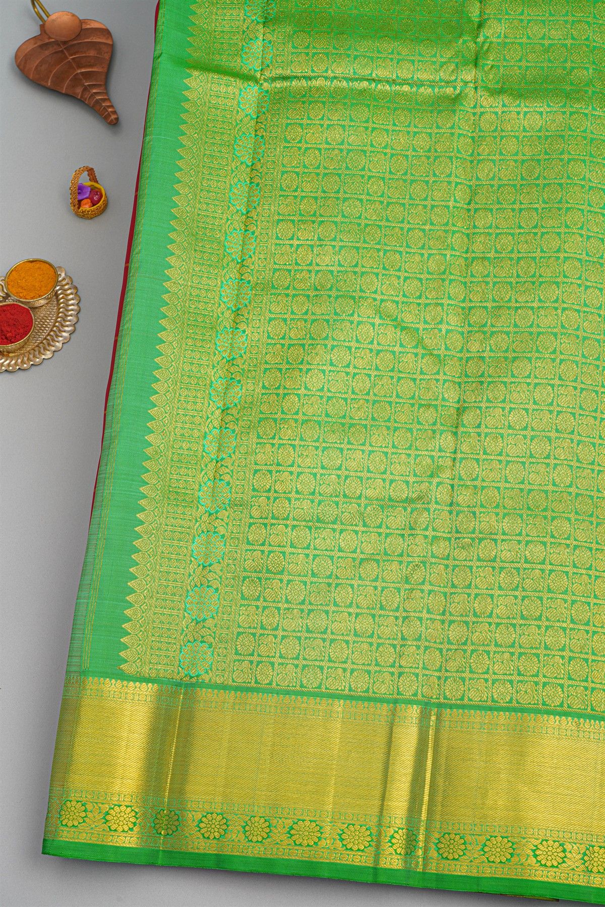 Kancheepuram Silk Red Saree