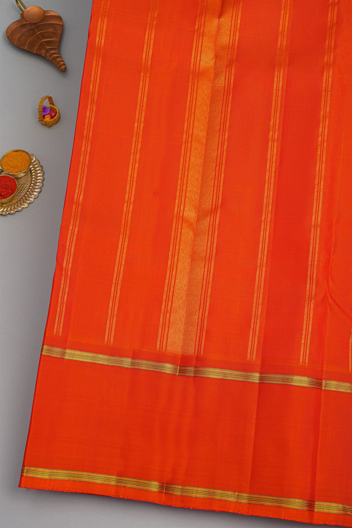 Kancheepuram Silk Cream Saree