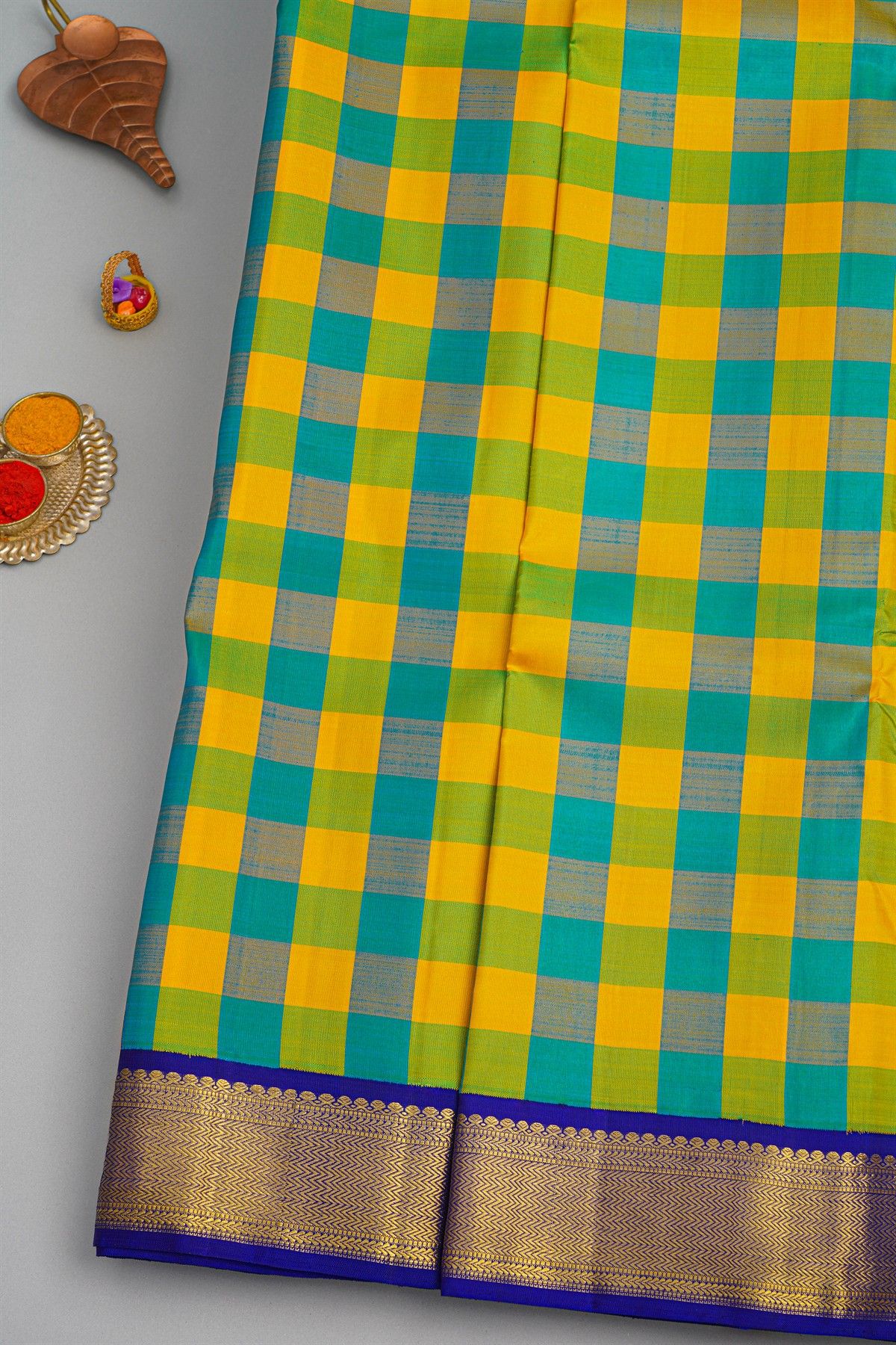 Kancheepuram Silk Multi Colour Saree