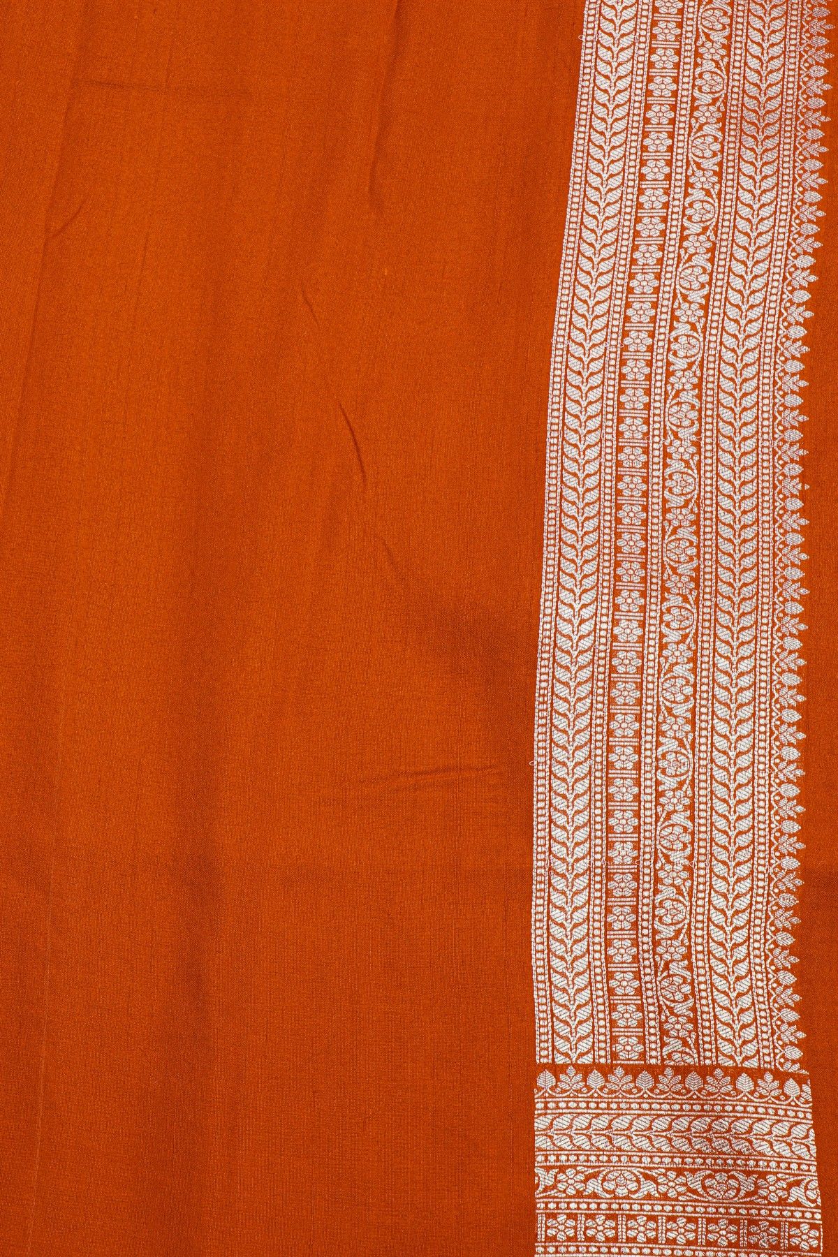 Fancy Tussar Georgette Rust Saree