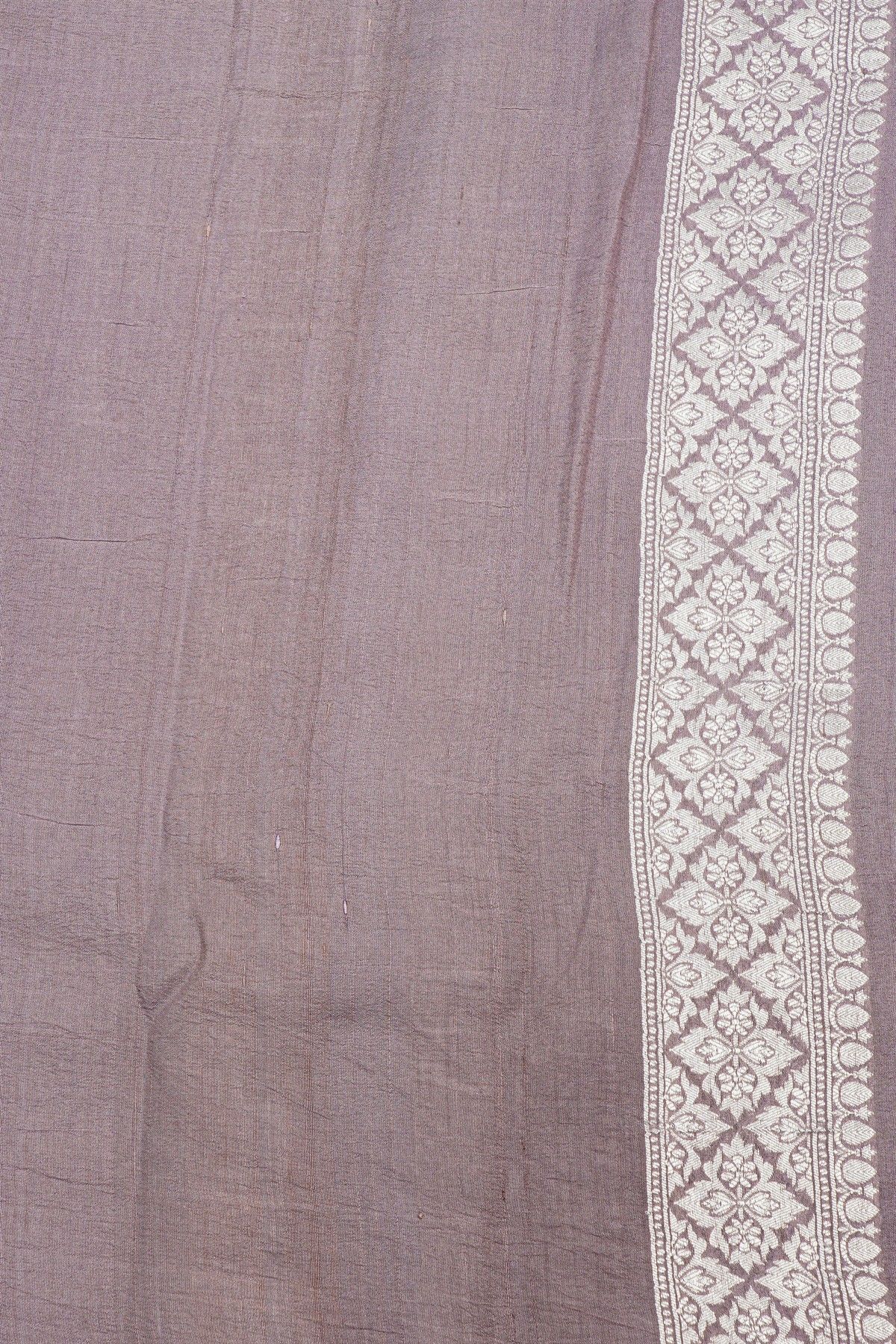 Fancy Tussar Georgette Mauve Saree