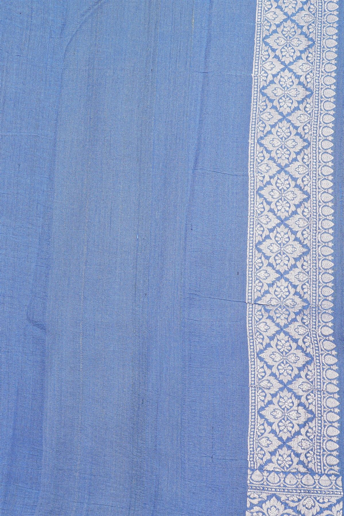Fancy Tussar Georgette Blue Saree