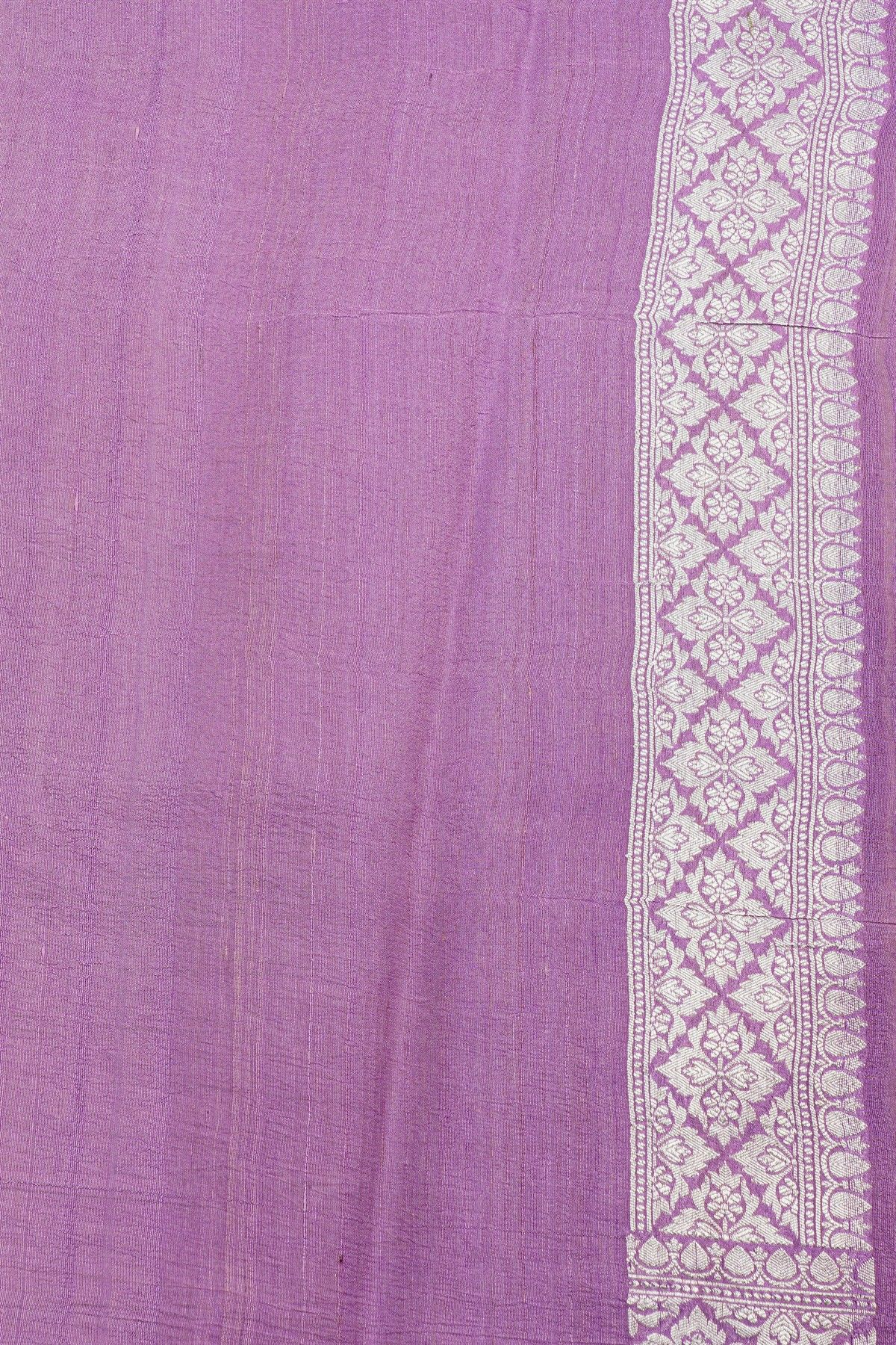 Fancy Tussar Georgette Lilac Saree