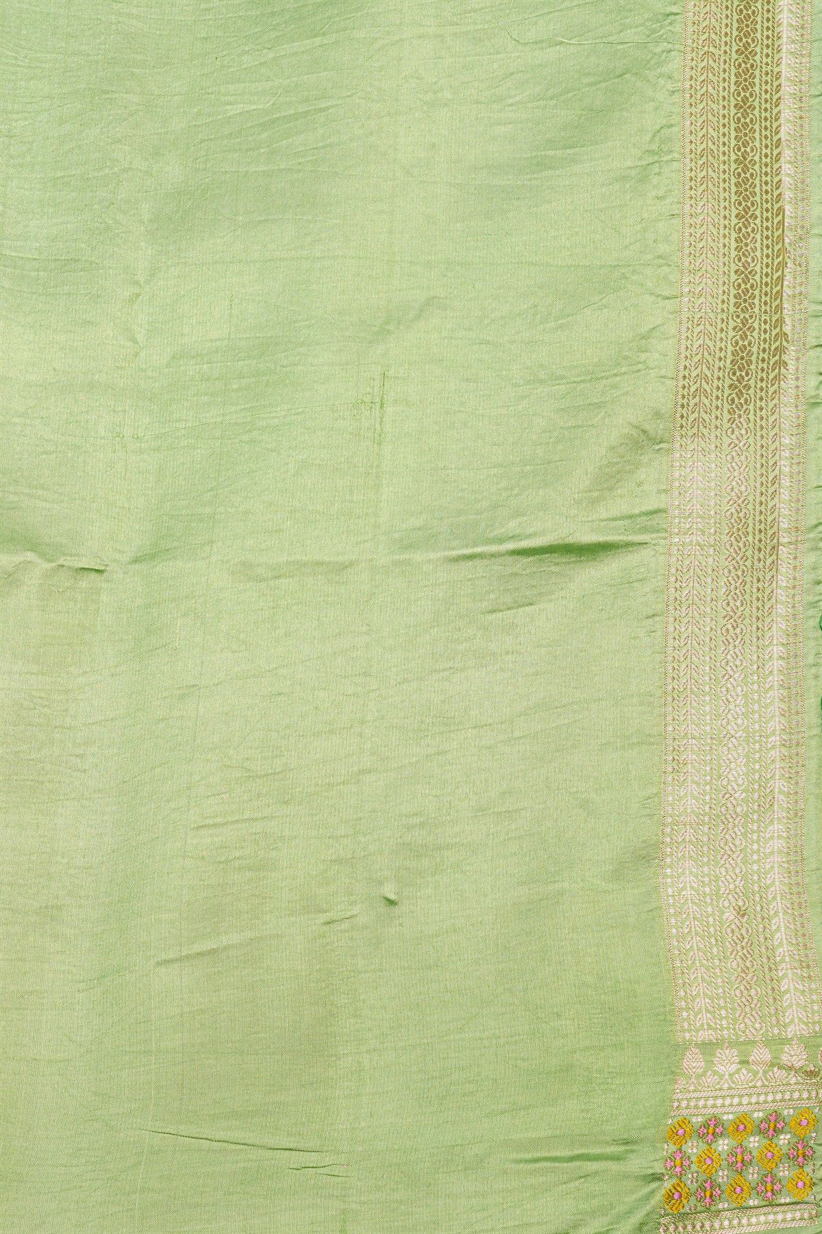 Fancy Matka Silk Green Saree