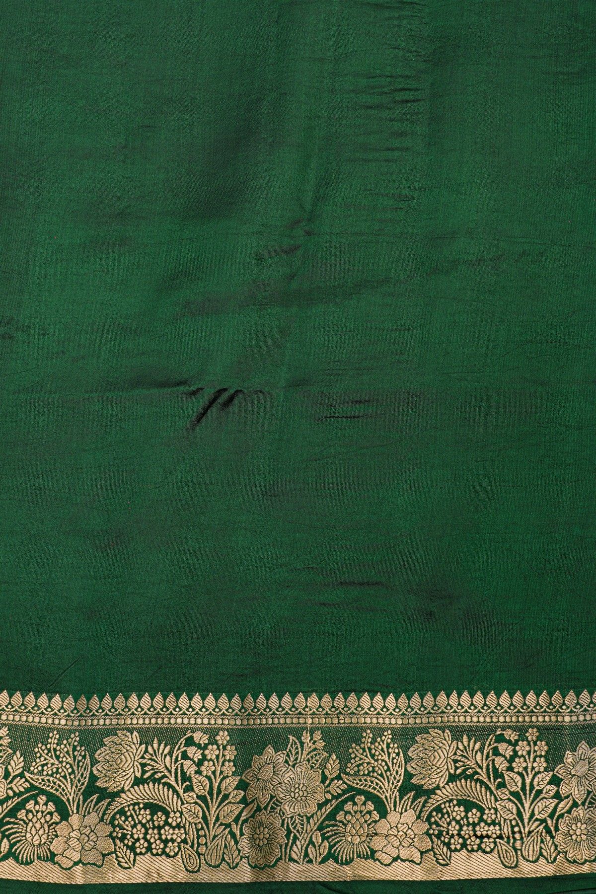 Fancy Matka Silk Sea Green Saree
