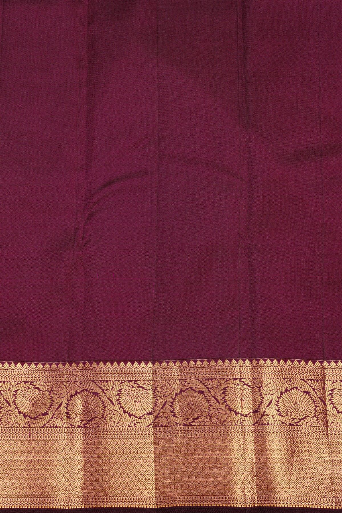 Kancheepuram Silk Wine Saree