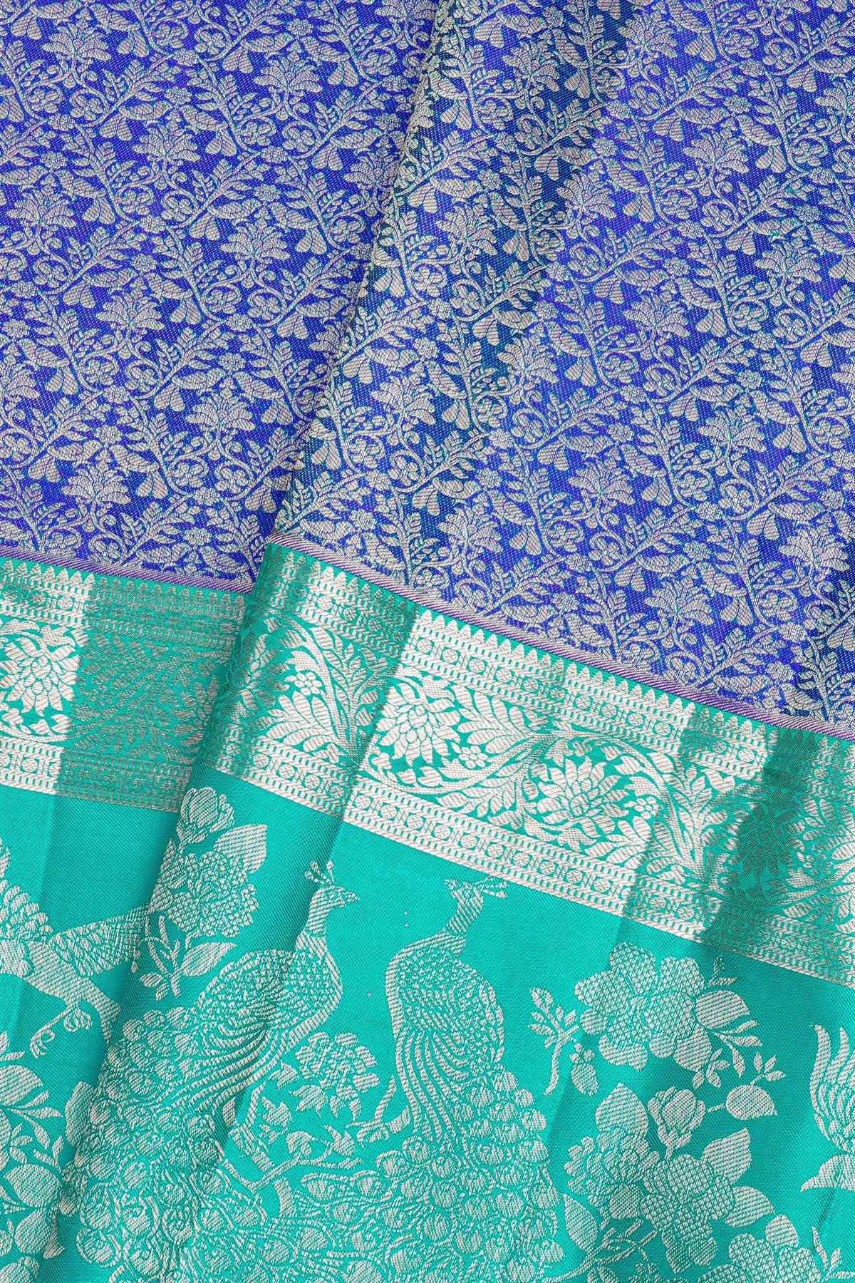 Kancheepuram Silk Royal Blue Saree