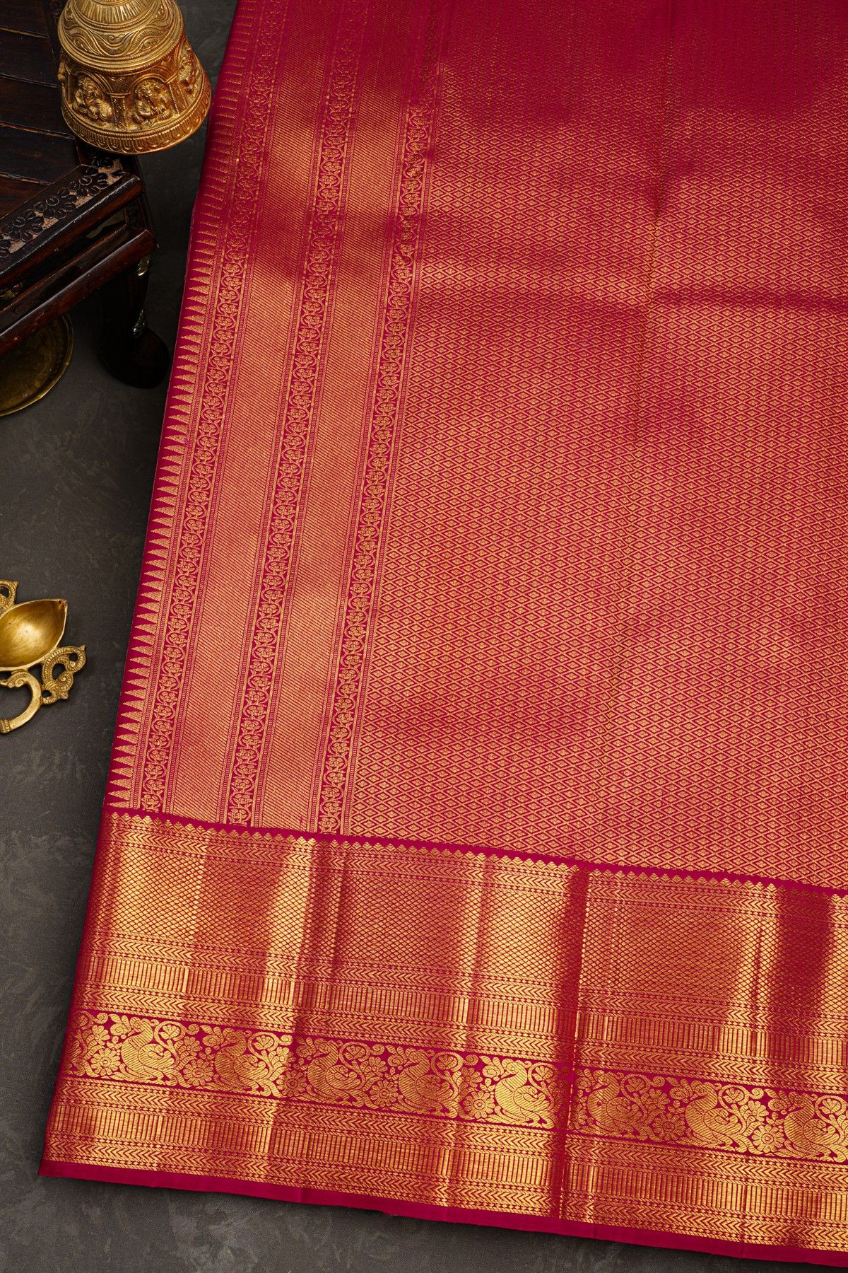 Kancheepuram Silk Lilac Saree