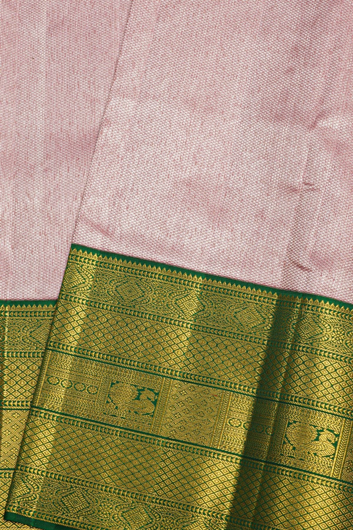 Kancheepuram Silk Pink Saree