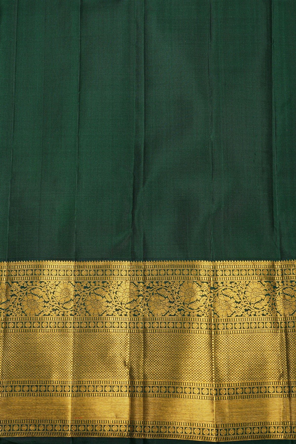 Kancheepuram Silk Orange Saree