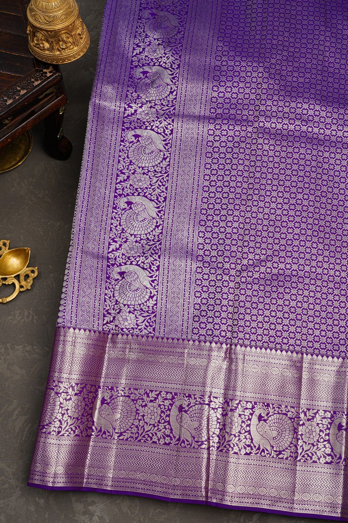 Kancheepuram Silk Pink Saree