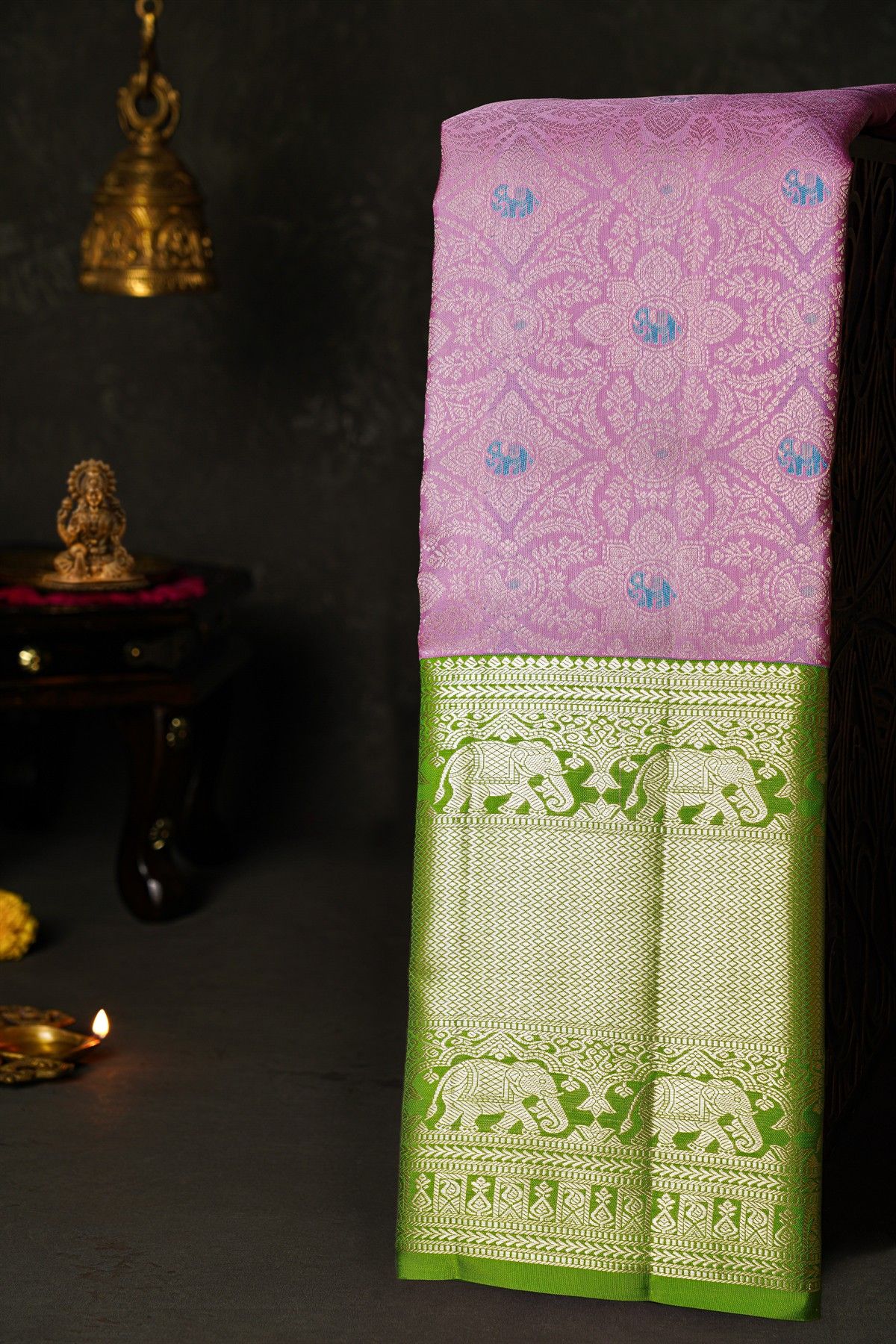 Kancheepuram Tissue Lavender Saree